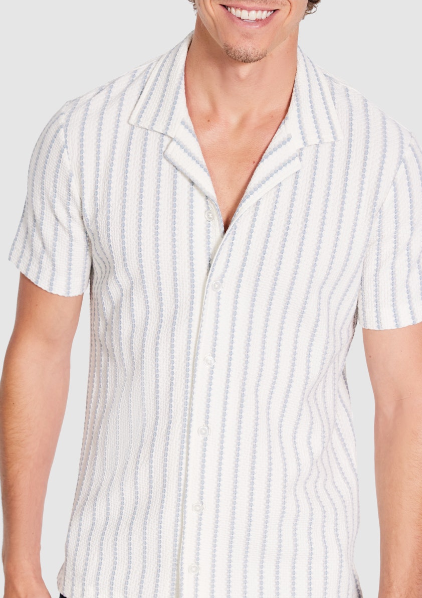 Gable Stripe Textured Shirt