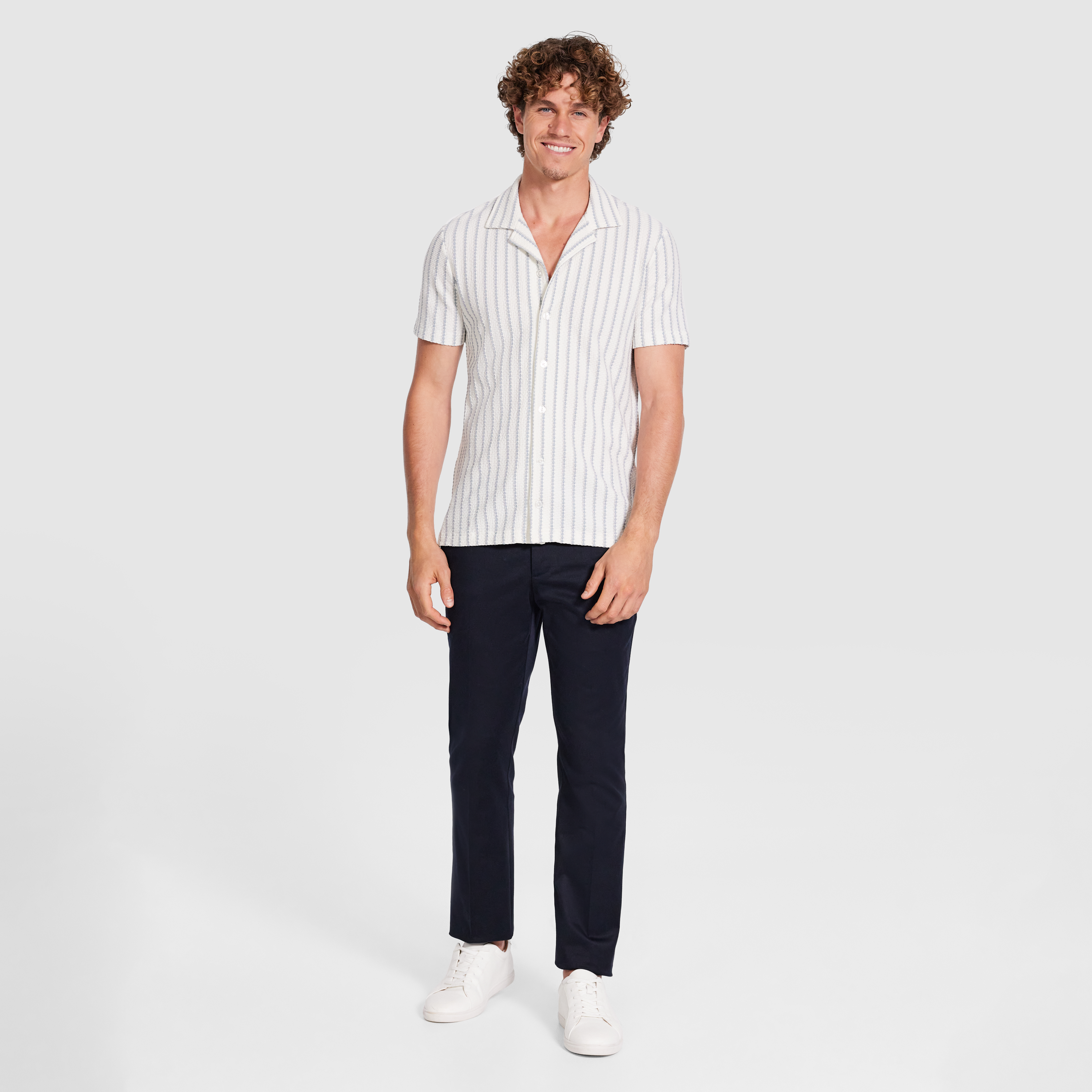 Gable Stripe Textured Shirt