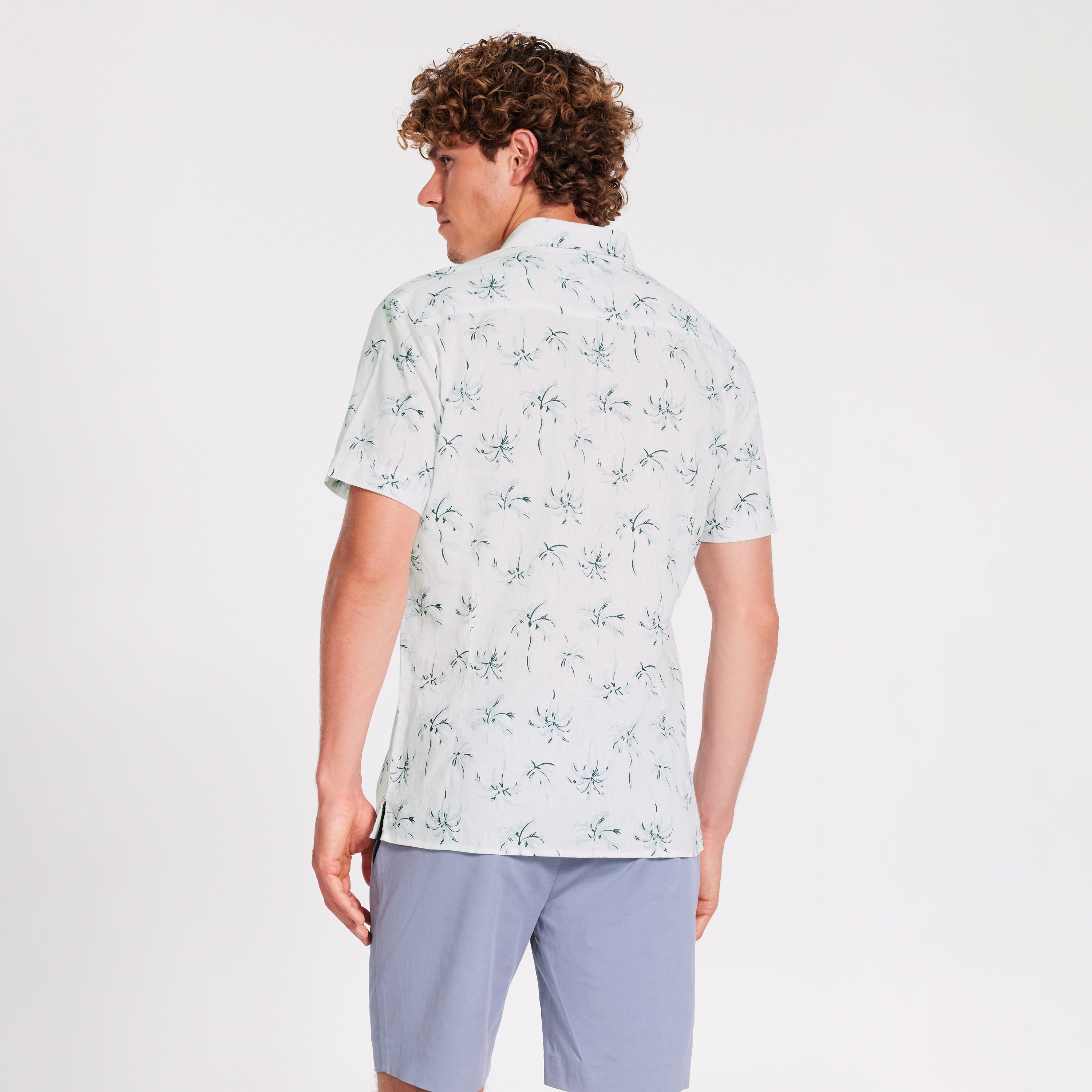 Neeson Linen Palm Shirt