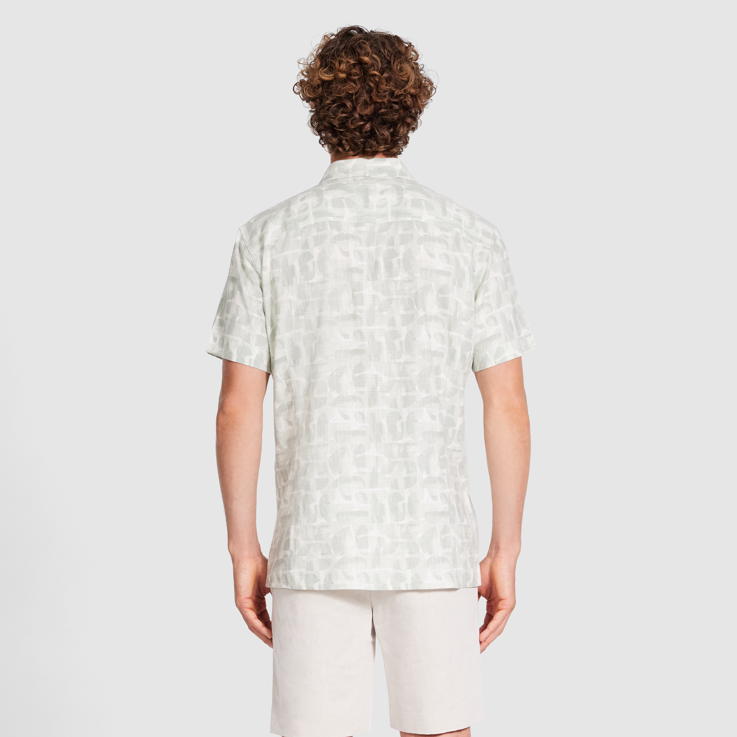 Atterson Linen Abstract Shirt
