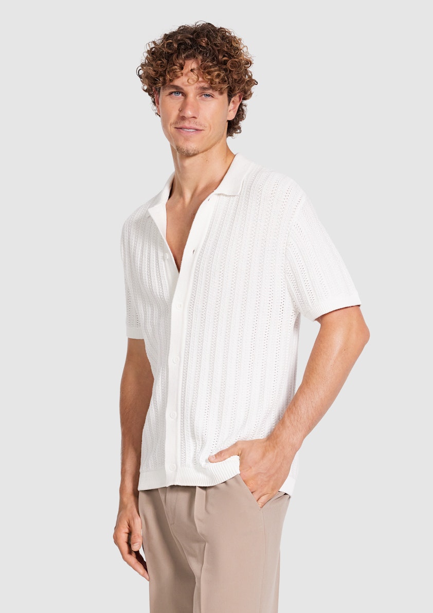 White Alvaro Knit Shirt