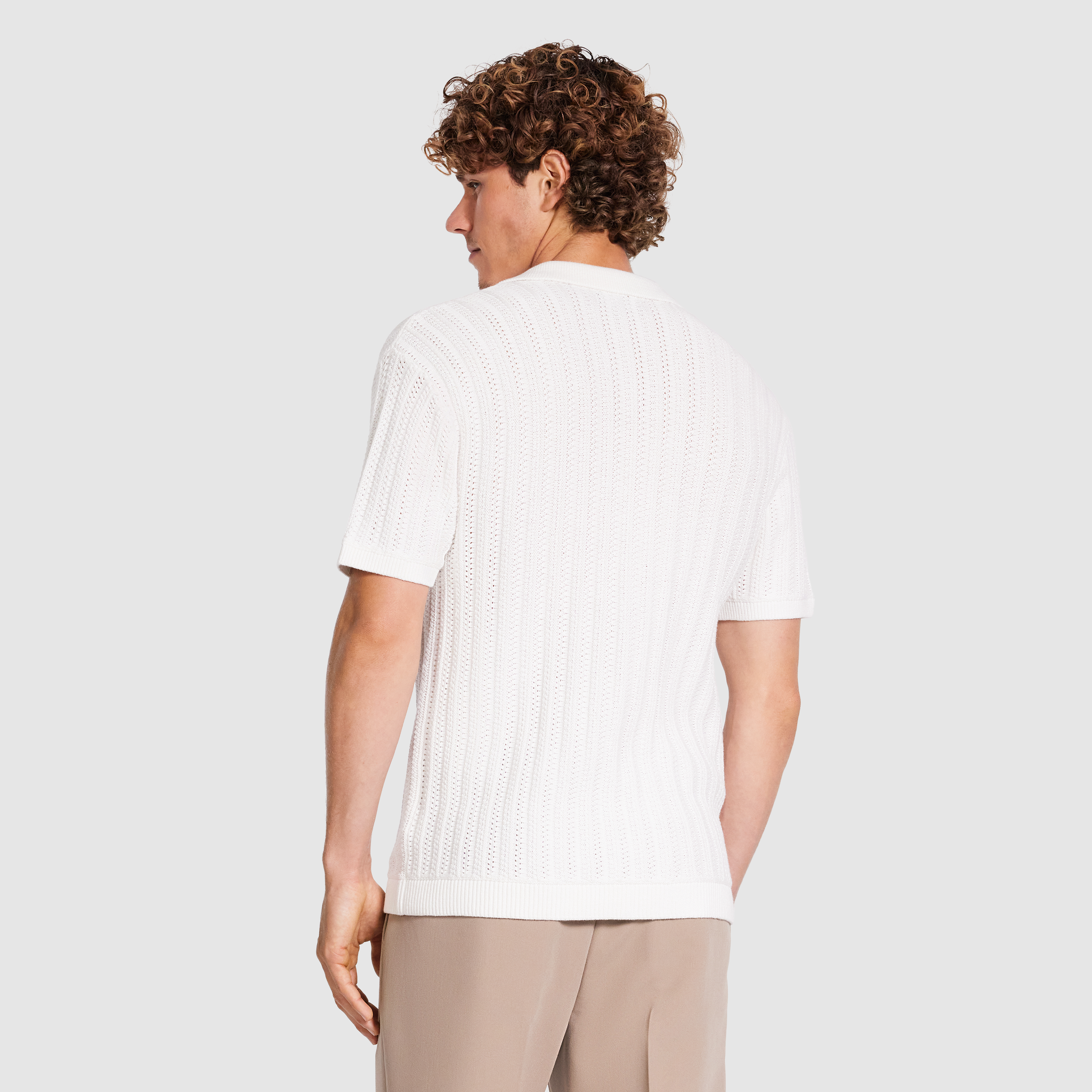White Alvaro Knit Shirt