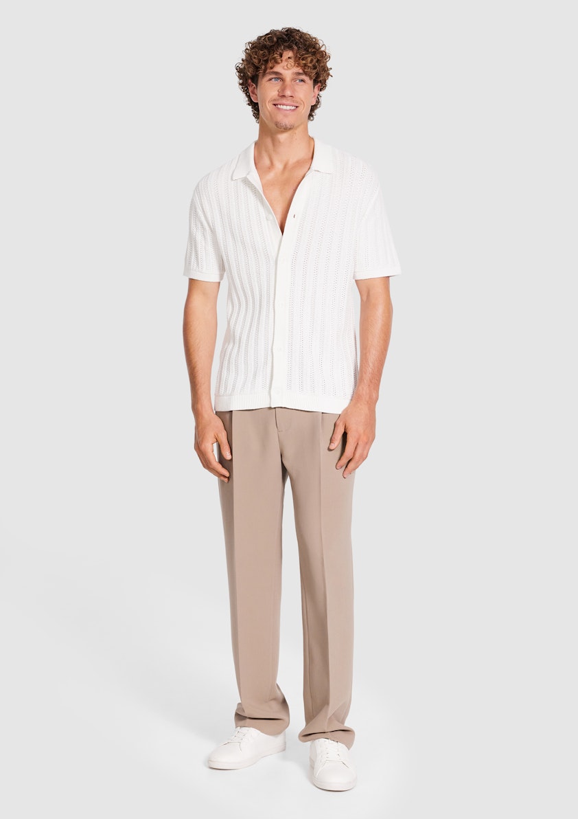 White Alvaro Knit Shirt