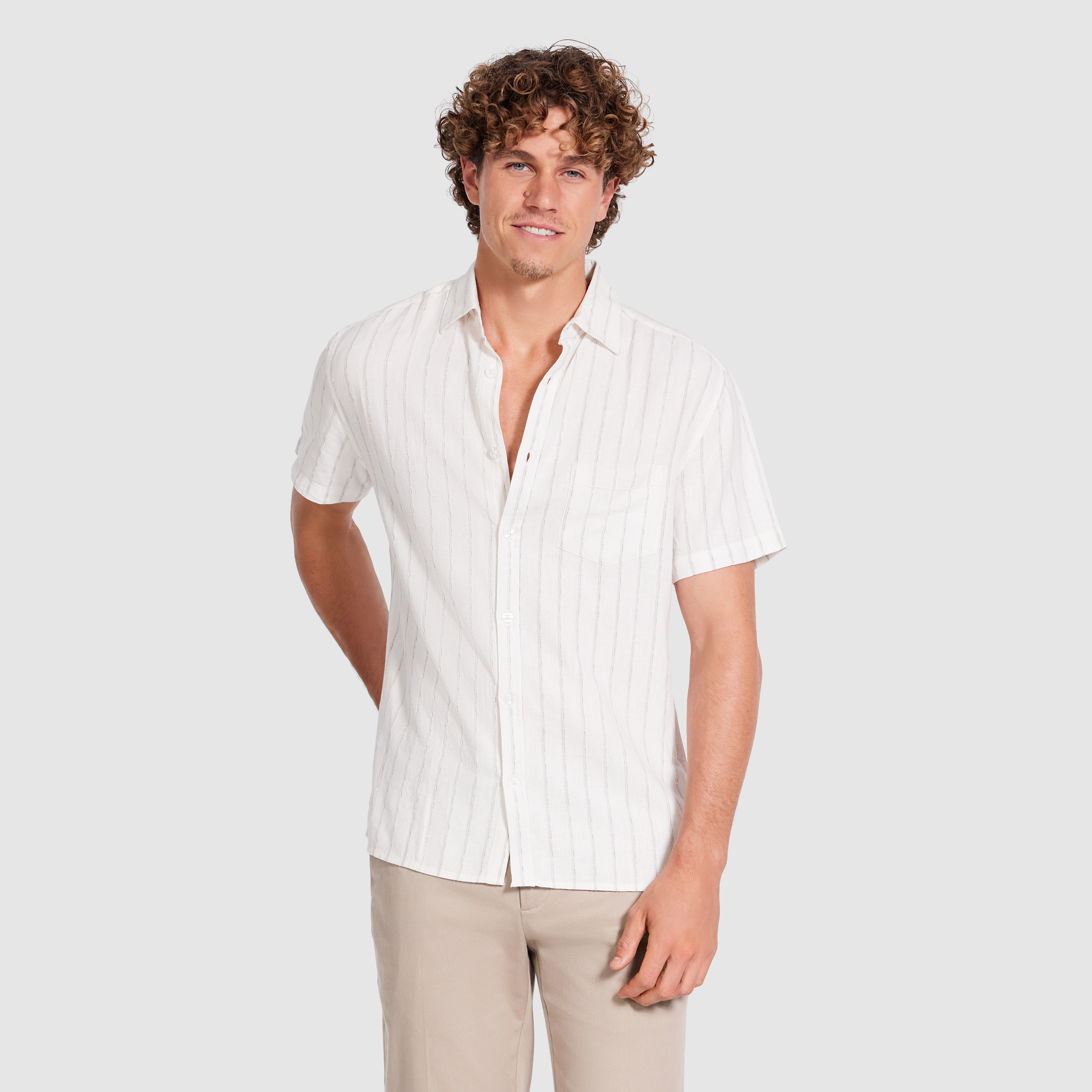 Artis Linen Stripe Shirt