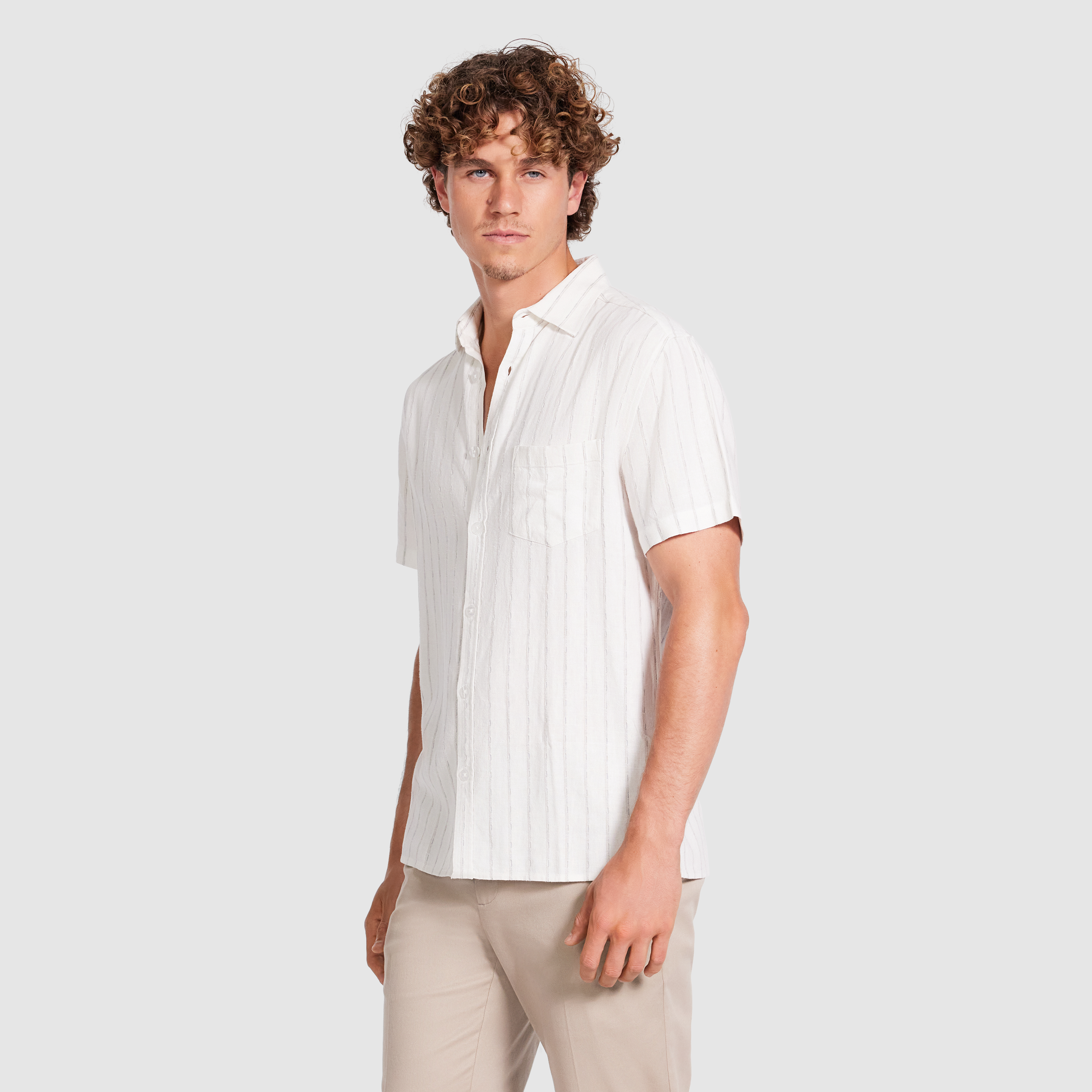Artis Linen Stripe Shirt