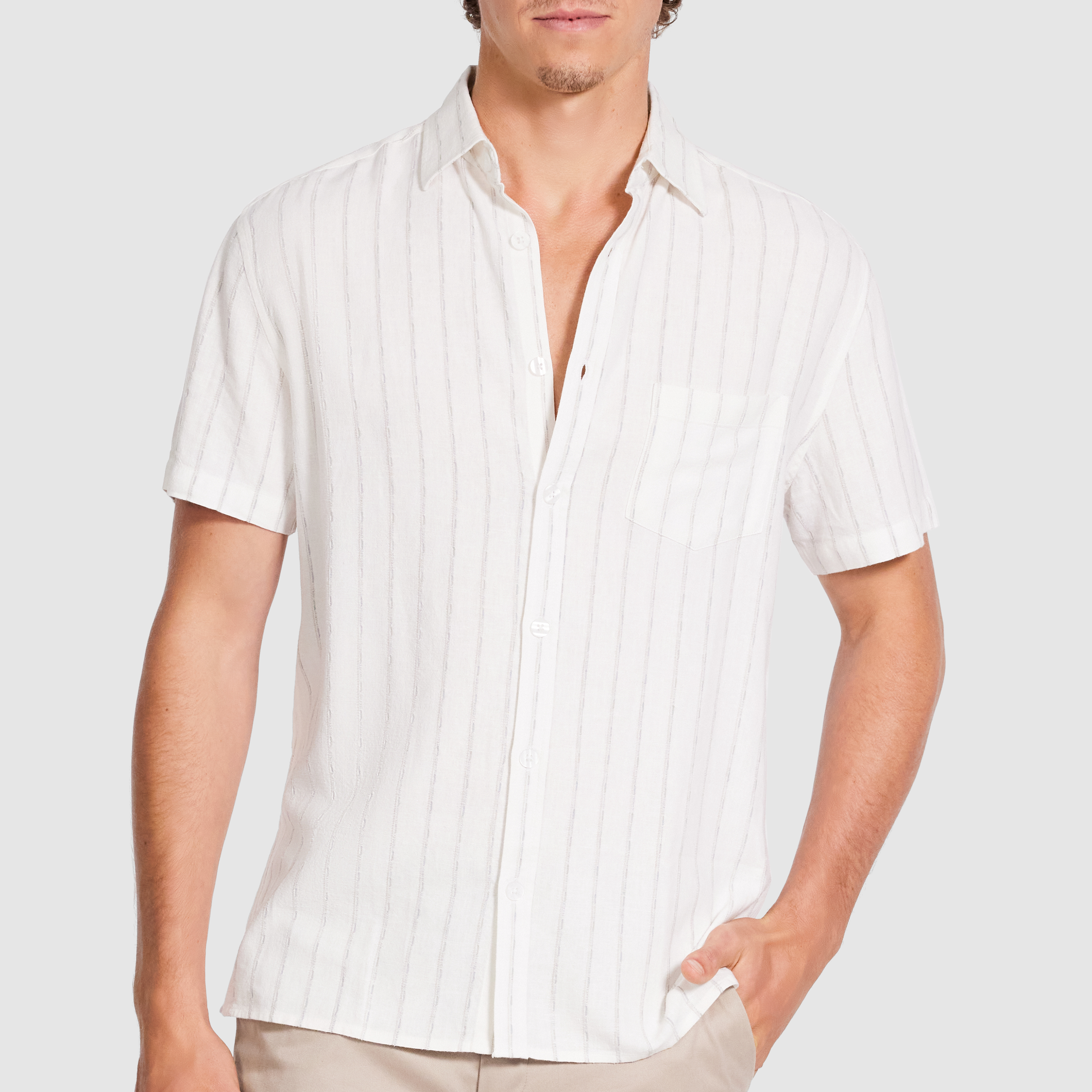 Artis Linen Stripe Shirt