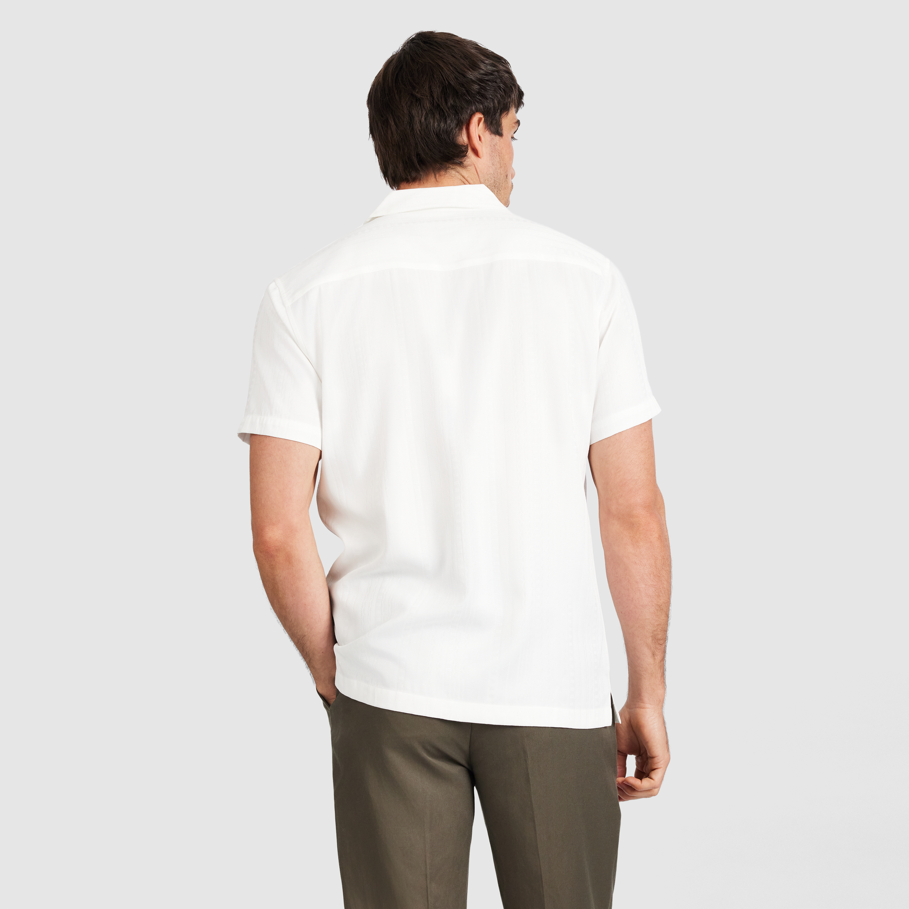 Ivory Cesar Stripe Shirt