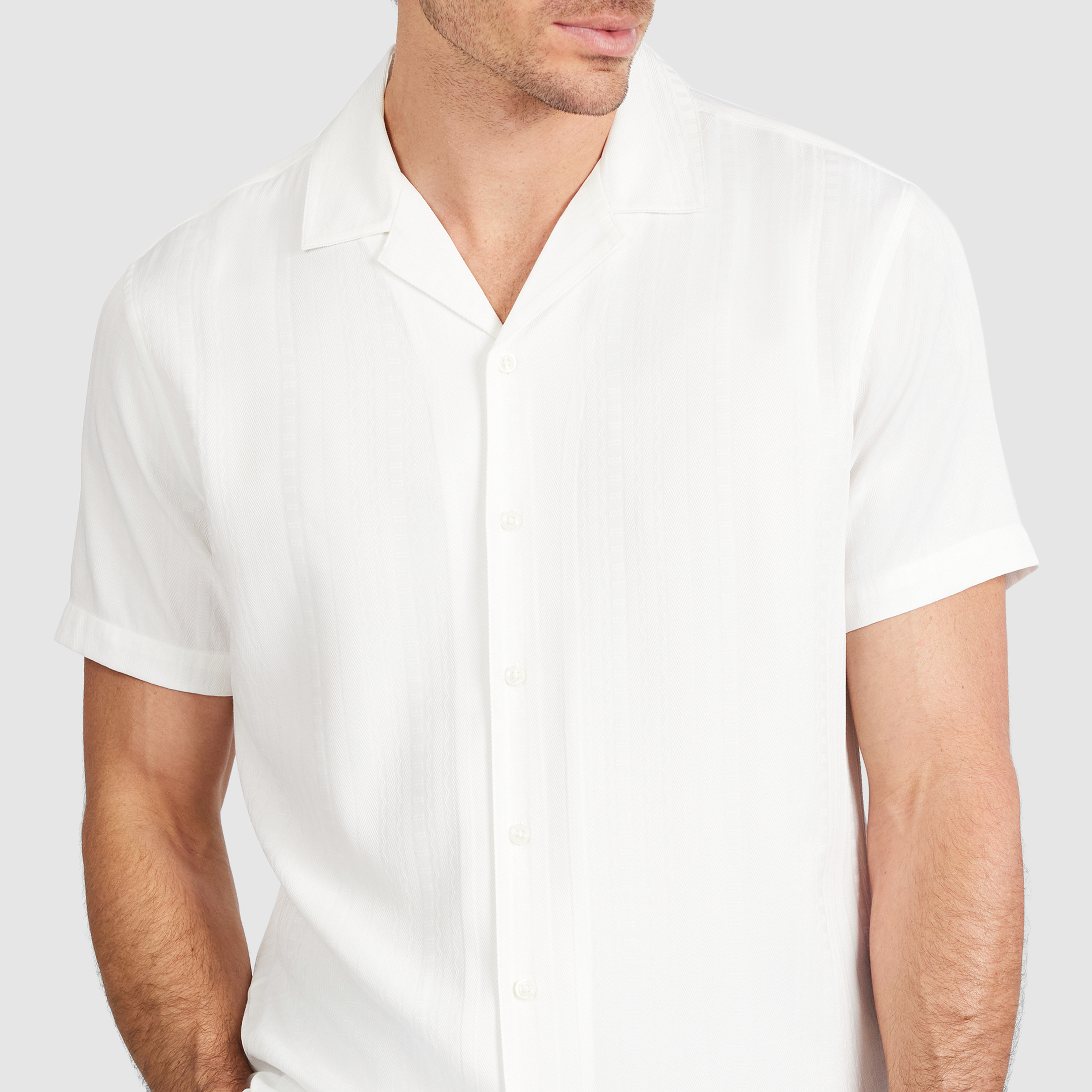 Ivory Cesar Stripe Shirt