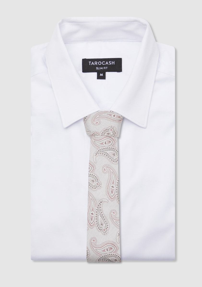 Macartha Paisley Silk Tie