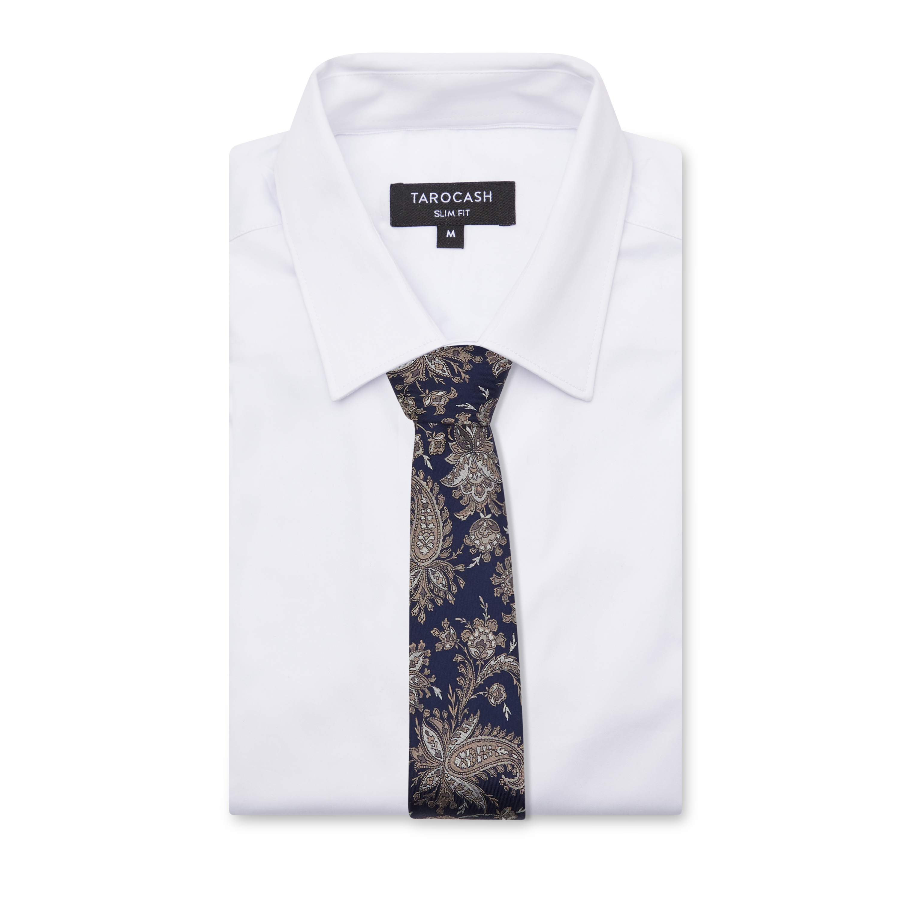 Navy Thiago Floral Silk Tie