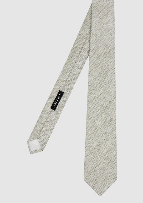 Alban Textured Linen Tie