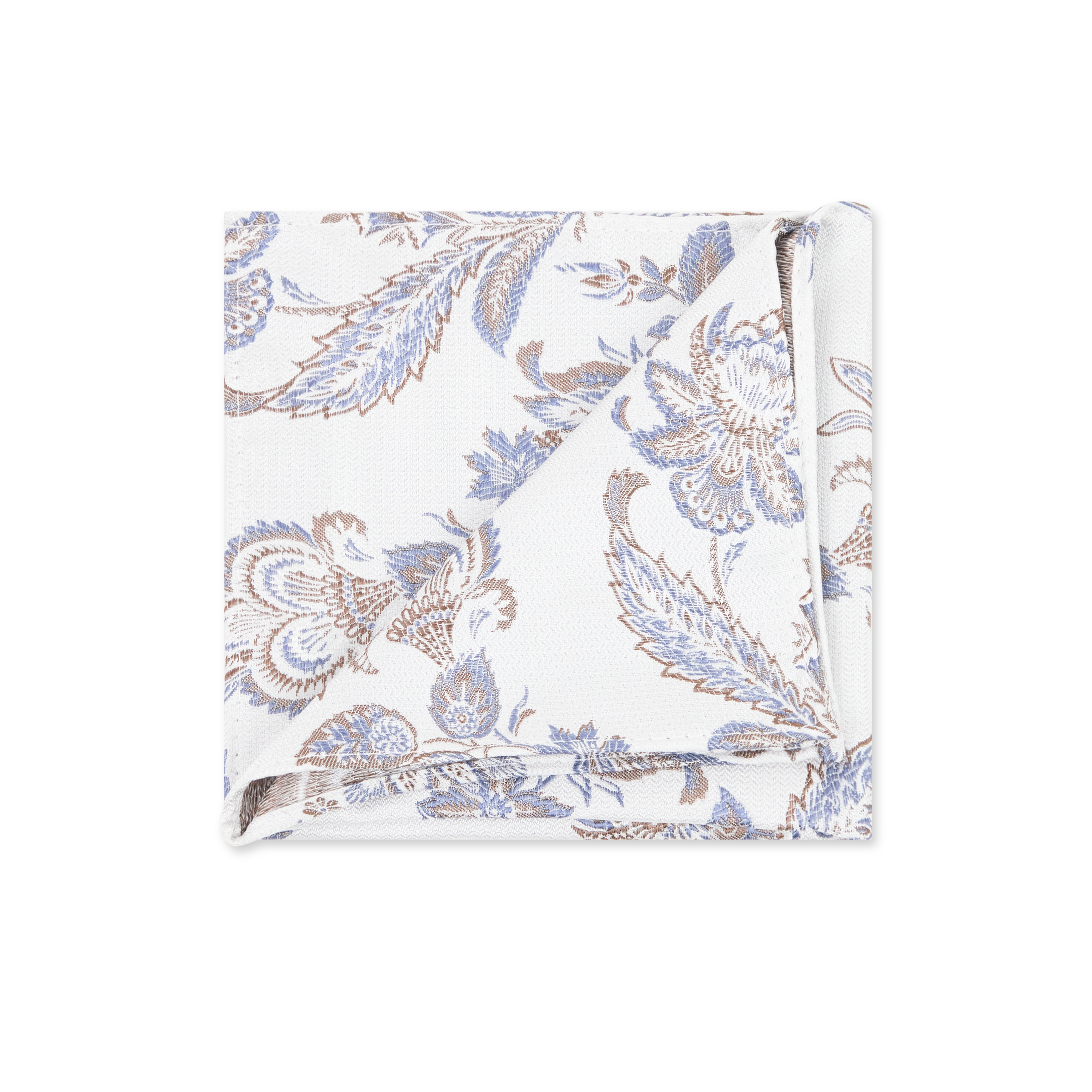Fiennes Silk Pocket Square