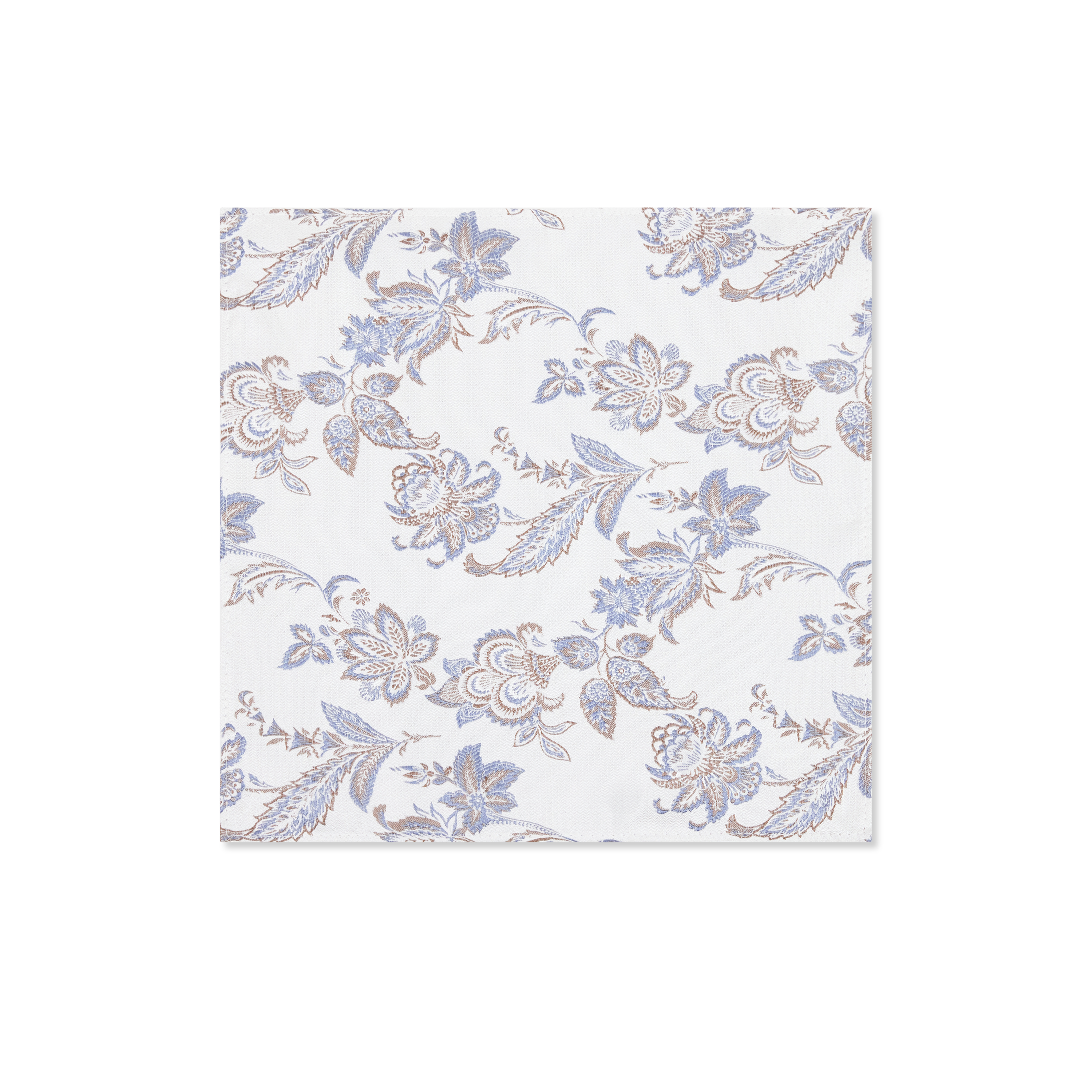 Fiennes Silk Pocket Square