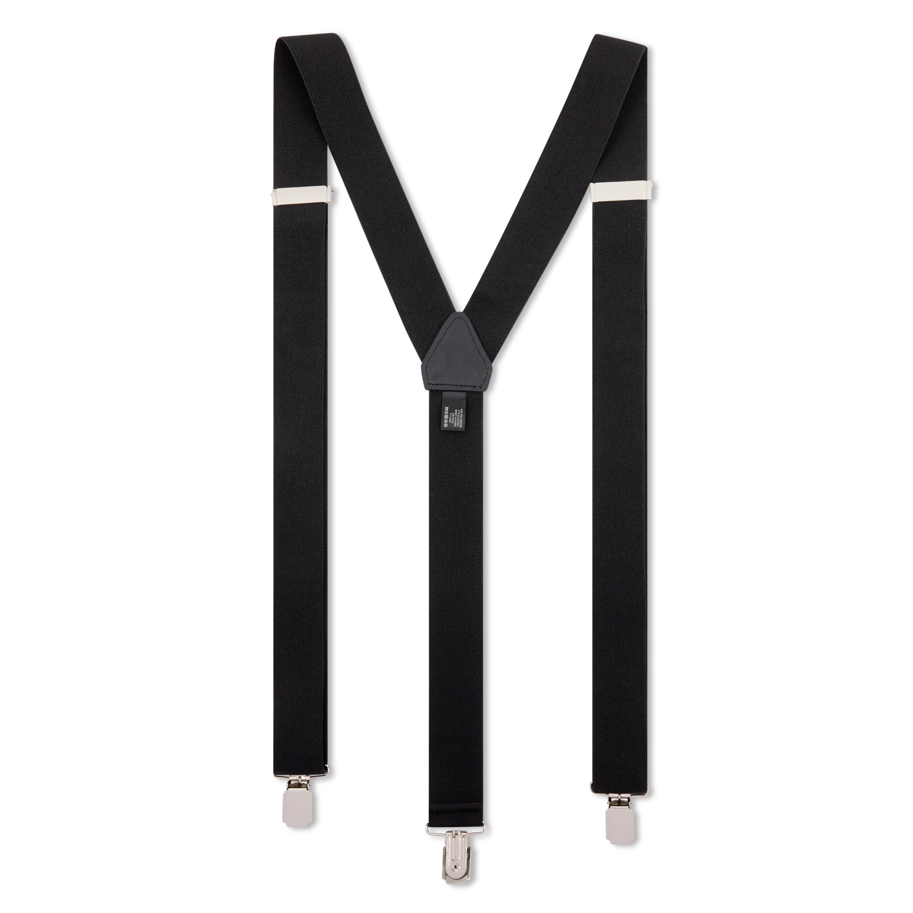 Black Y Back Suspenders