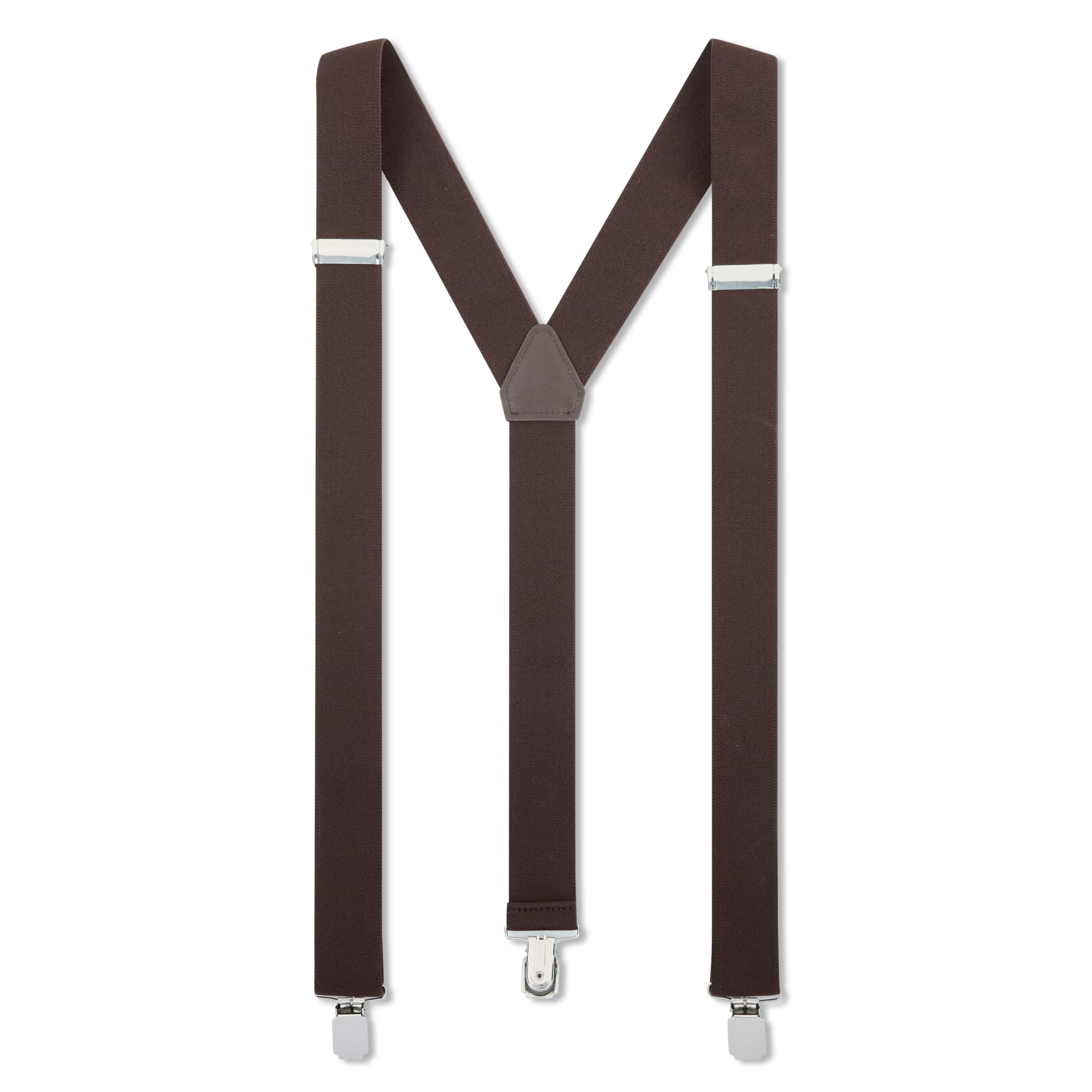 Brown Y Back Suspenders