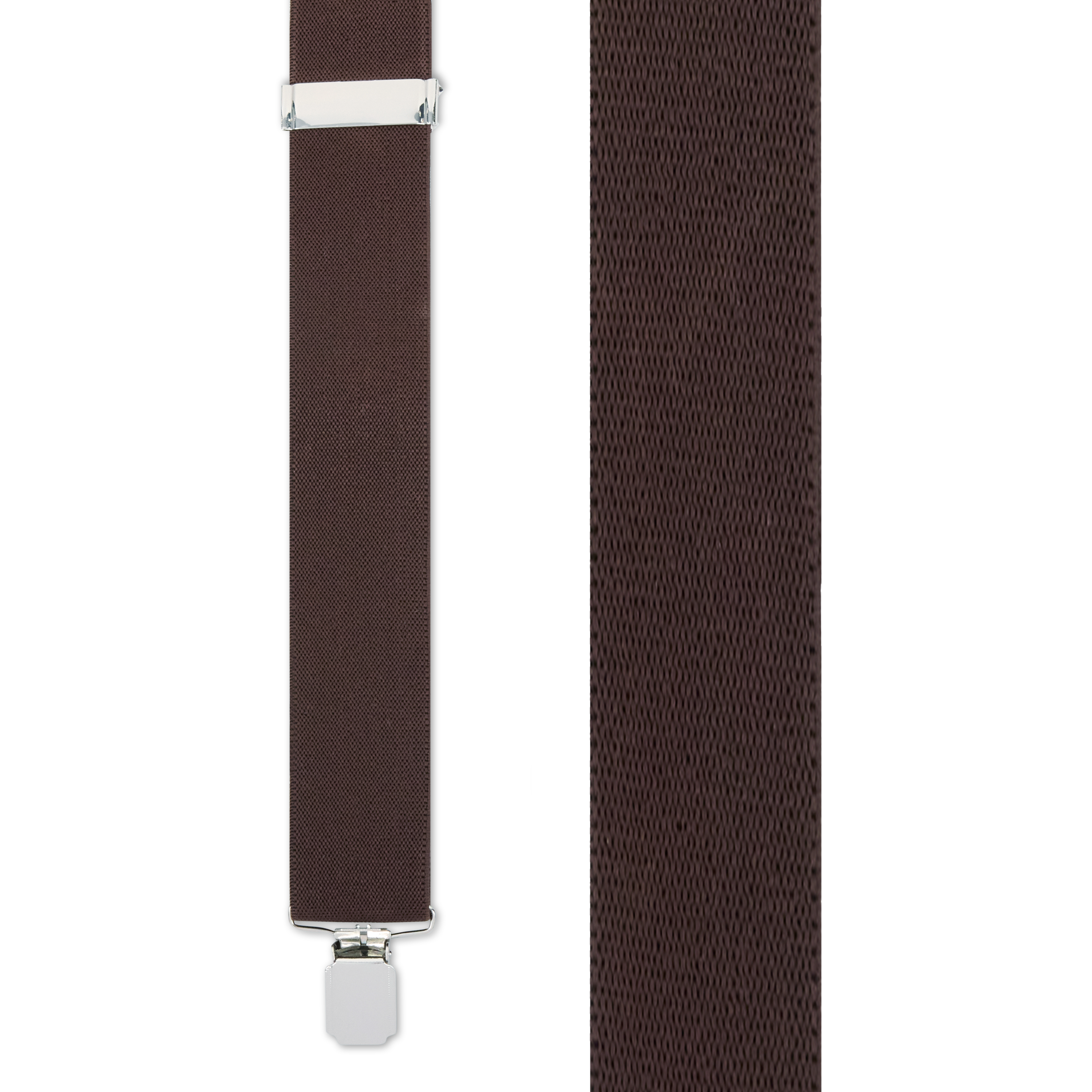 Brown Y Back Suspenders