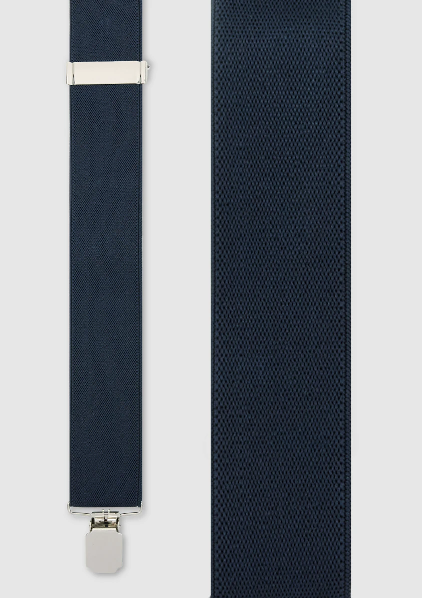 Navy Y Back Suspenders