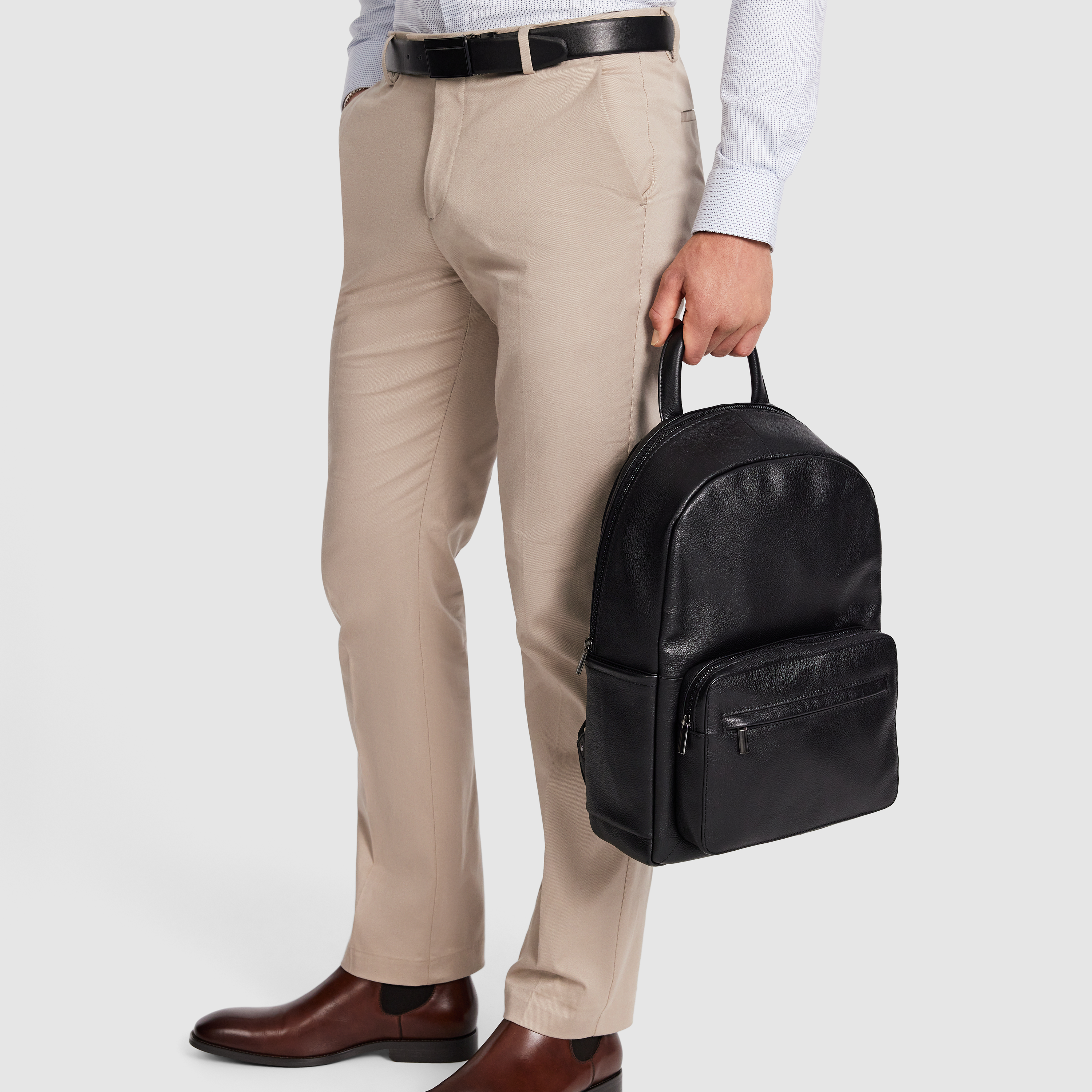 Uptown Leather Backpack