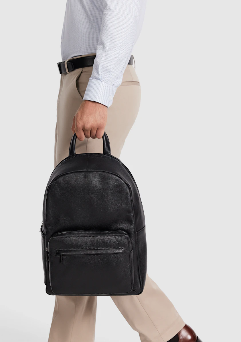 Uptown Leather Backpack