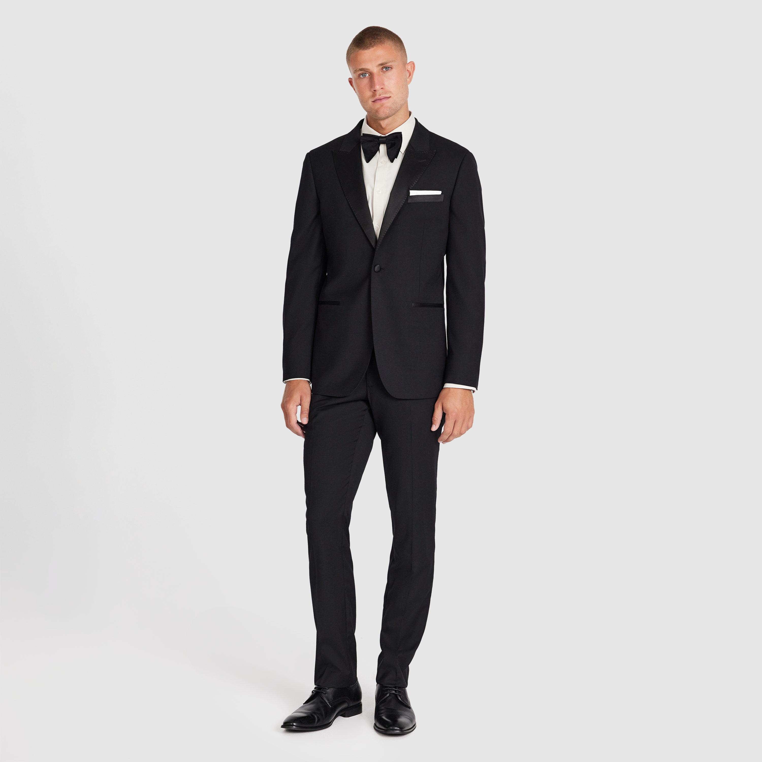 Black Titan Wool Tuxedo