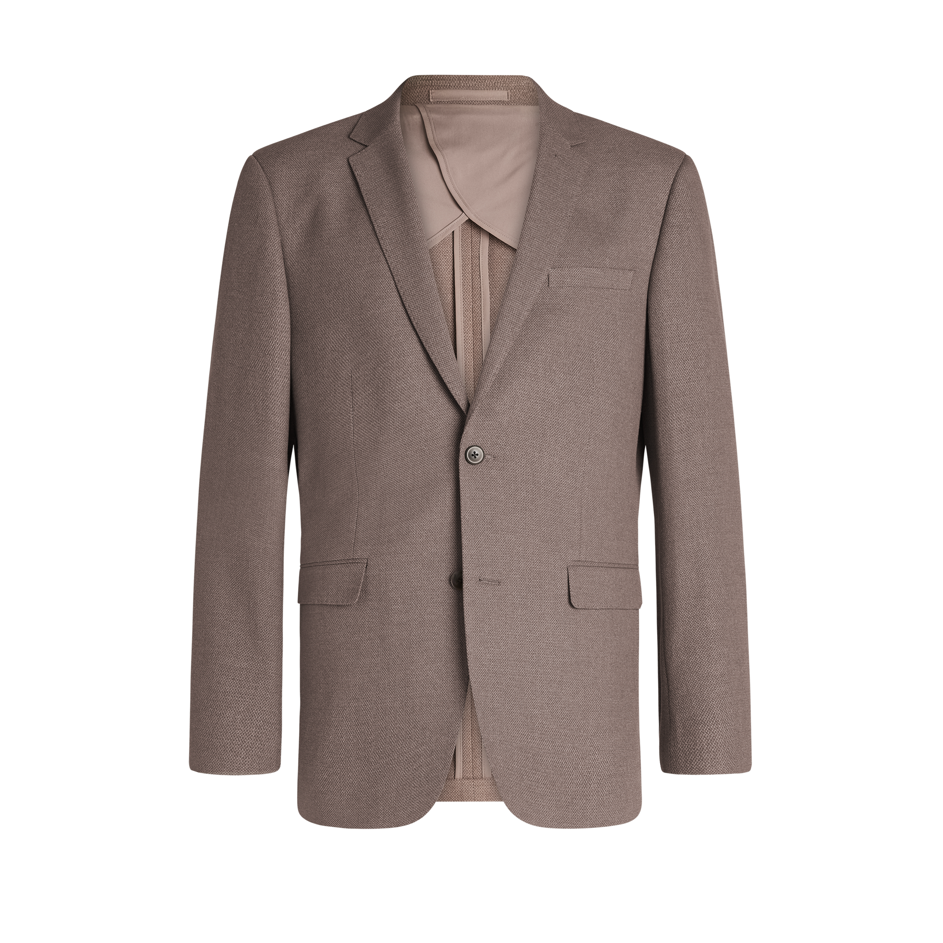 Mocha Coast Linen Blend Blazer