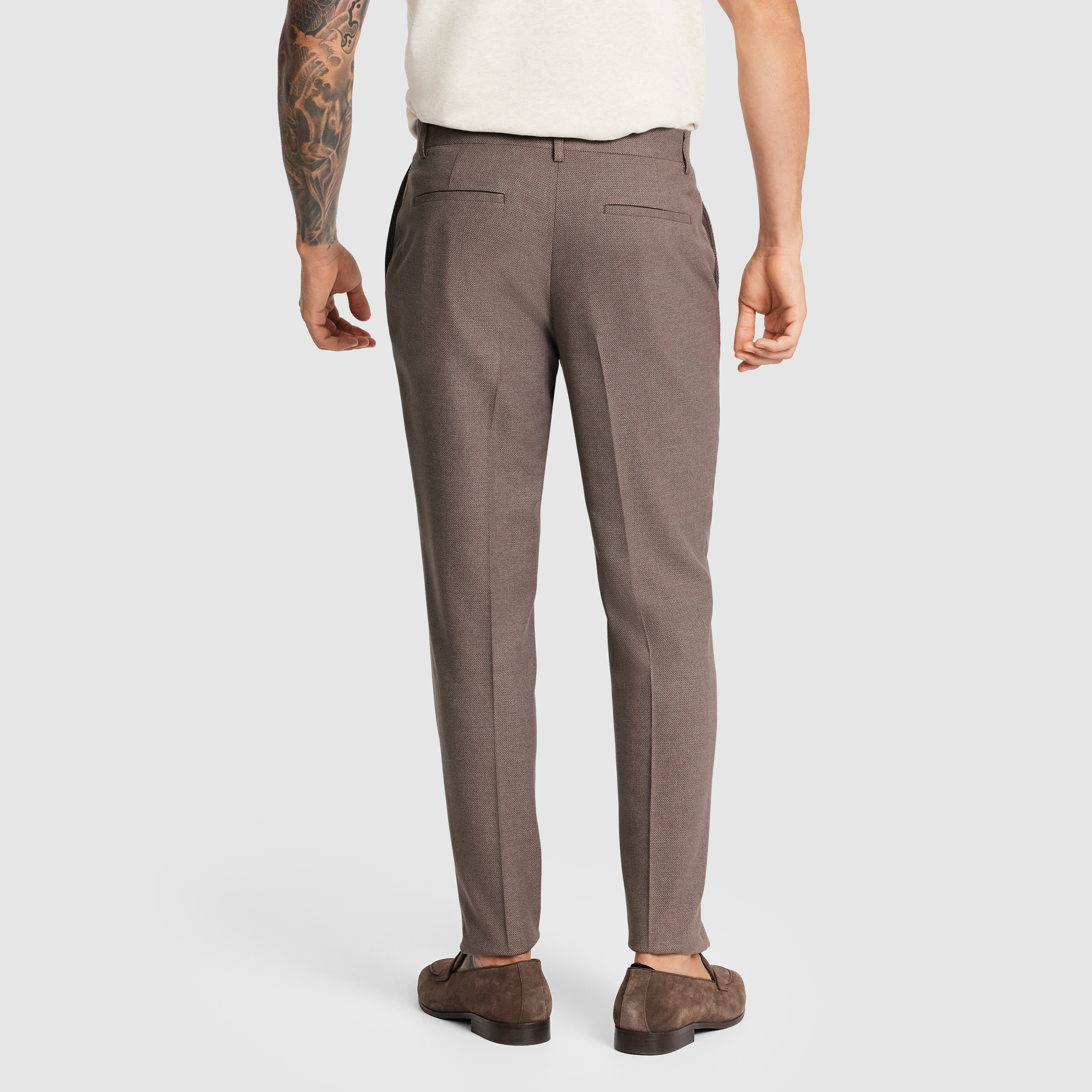  Mocha Coast Linen Suit