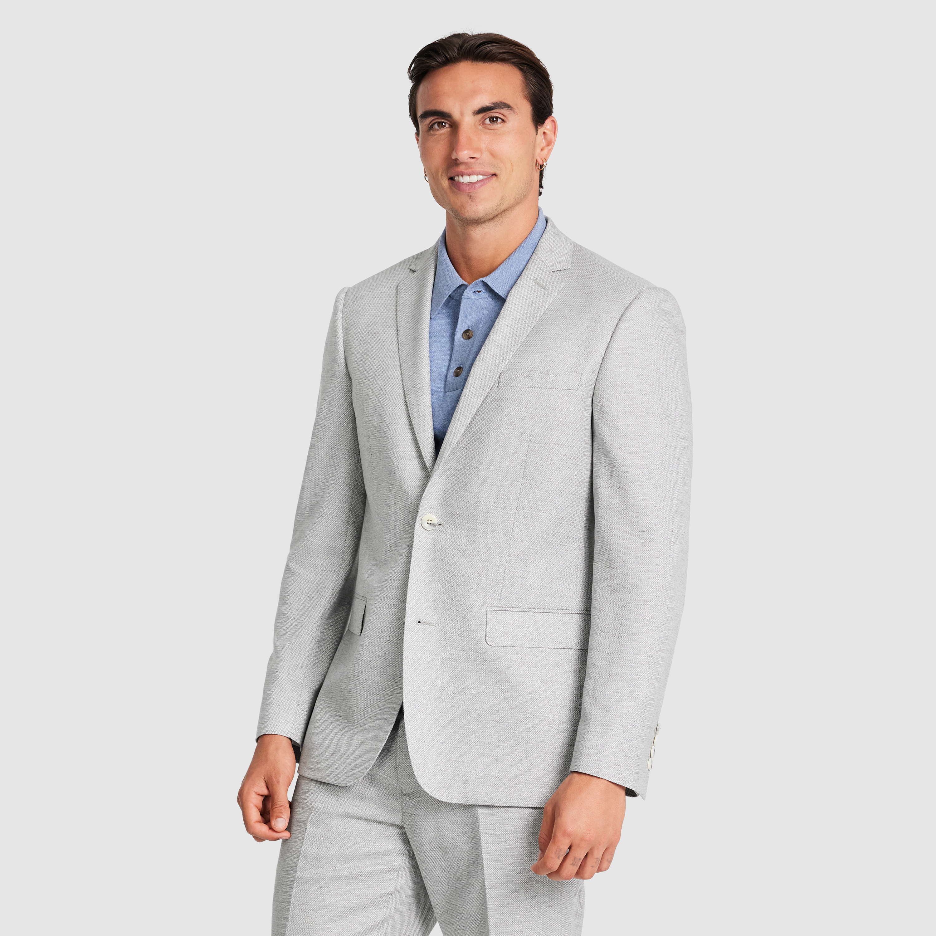 Silver Coast Linen Blend Blazer