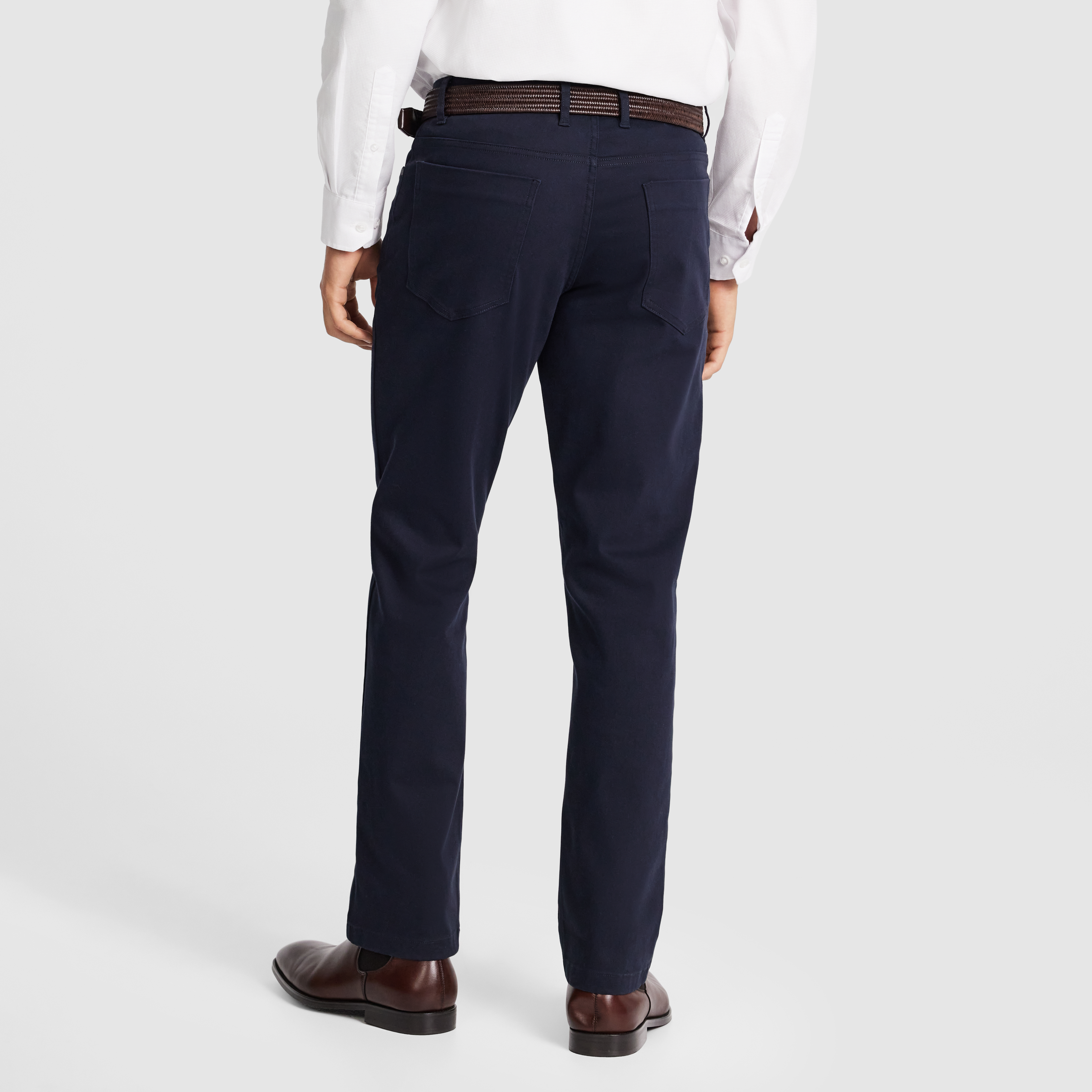 Navy Stanton 5 Pocket Stretch Chino