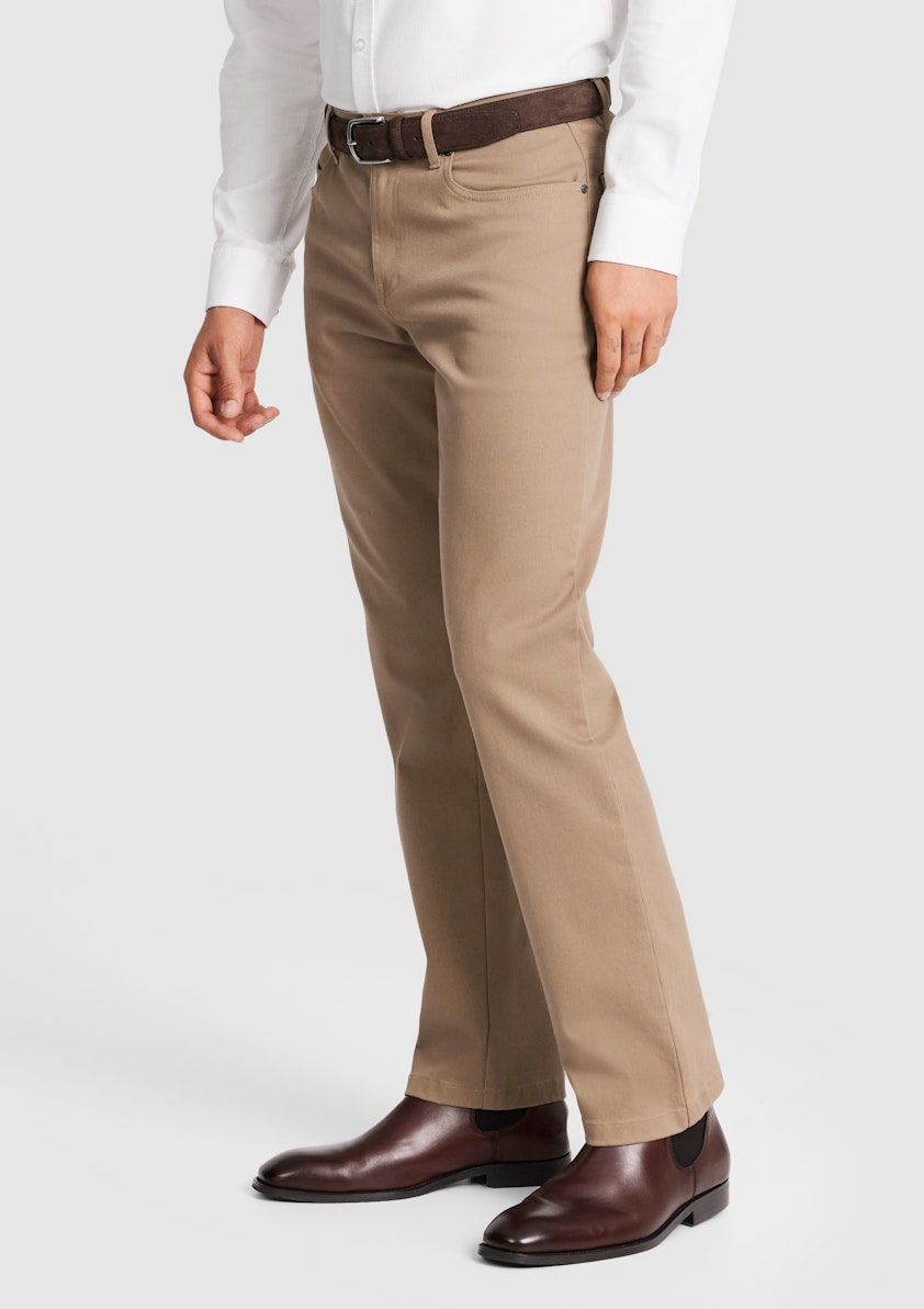 Sand Stanton 5 Pocket Stretch Chino