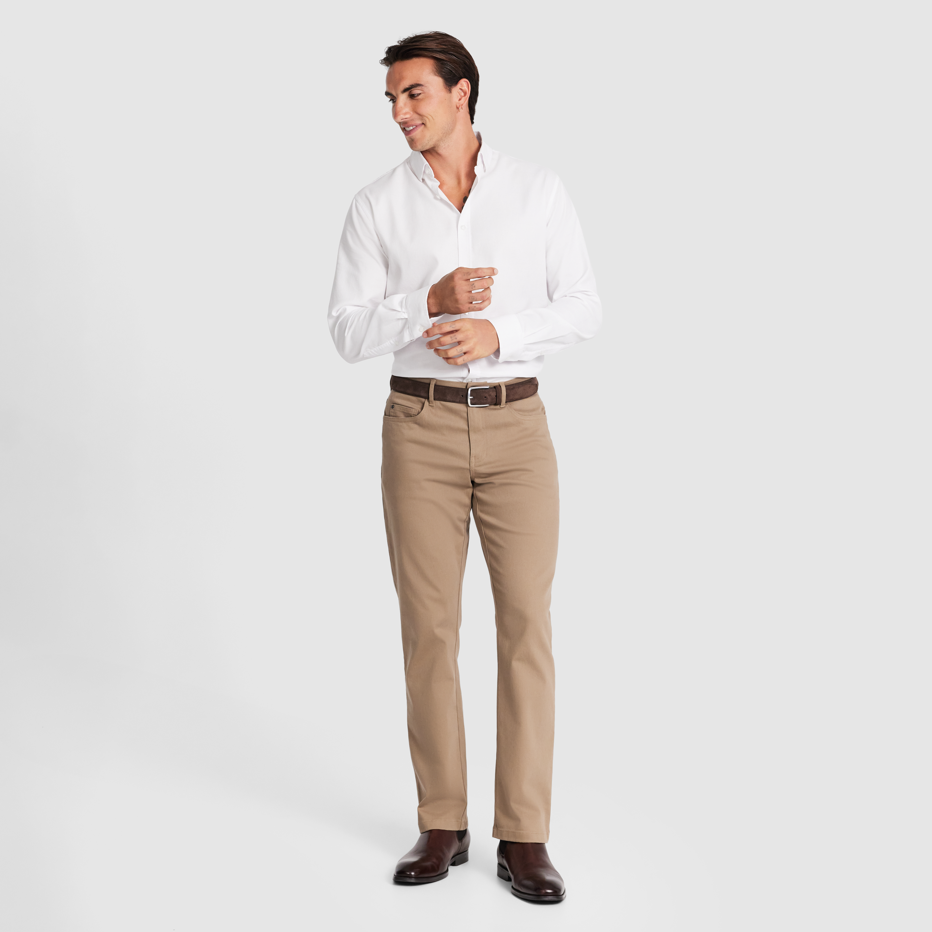 Sand Stanton 5 Pocket Stretch Chino