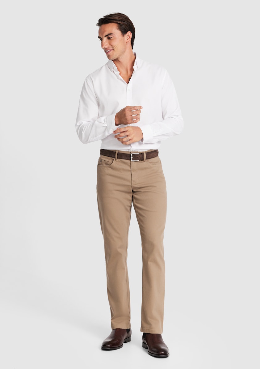 Sand Stanton 5 Pocket Stretch Chino