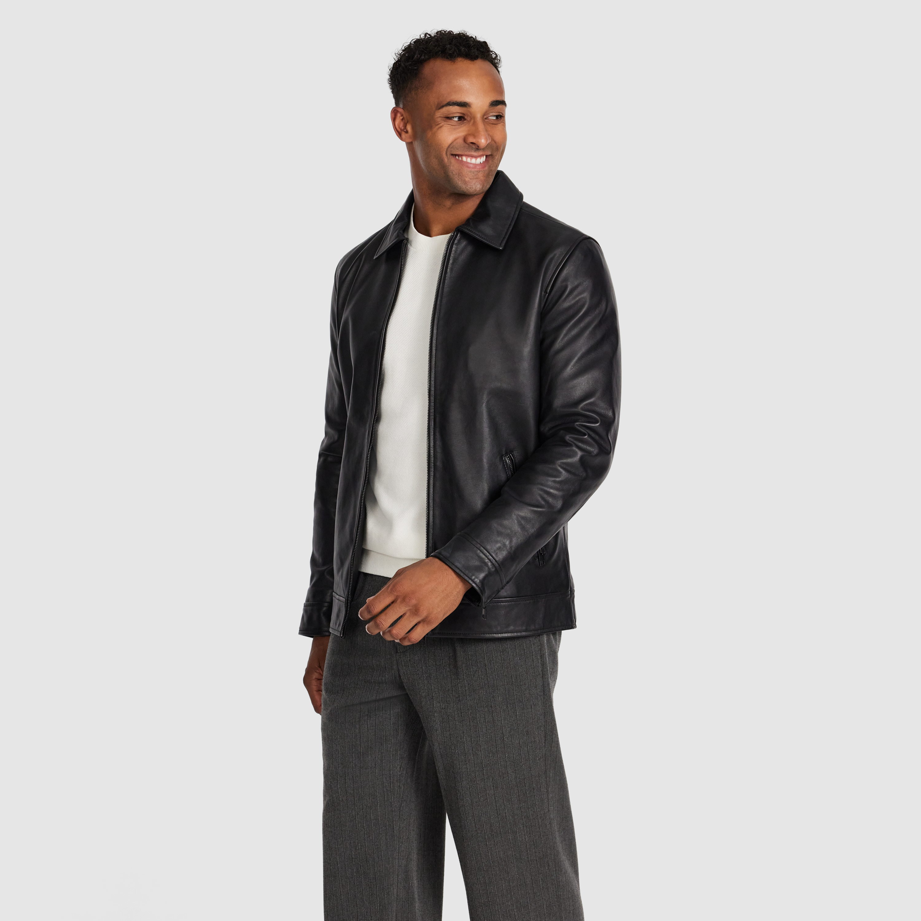 Black Indus Leather Jacket