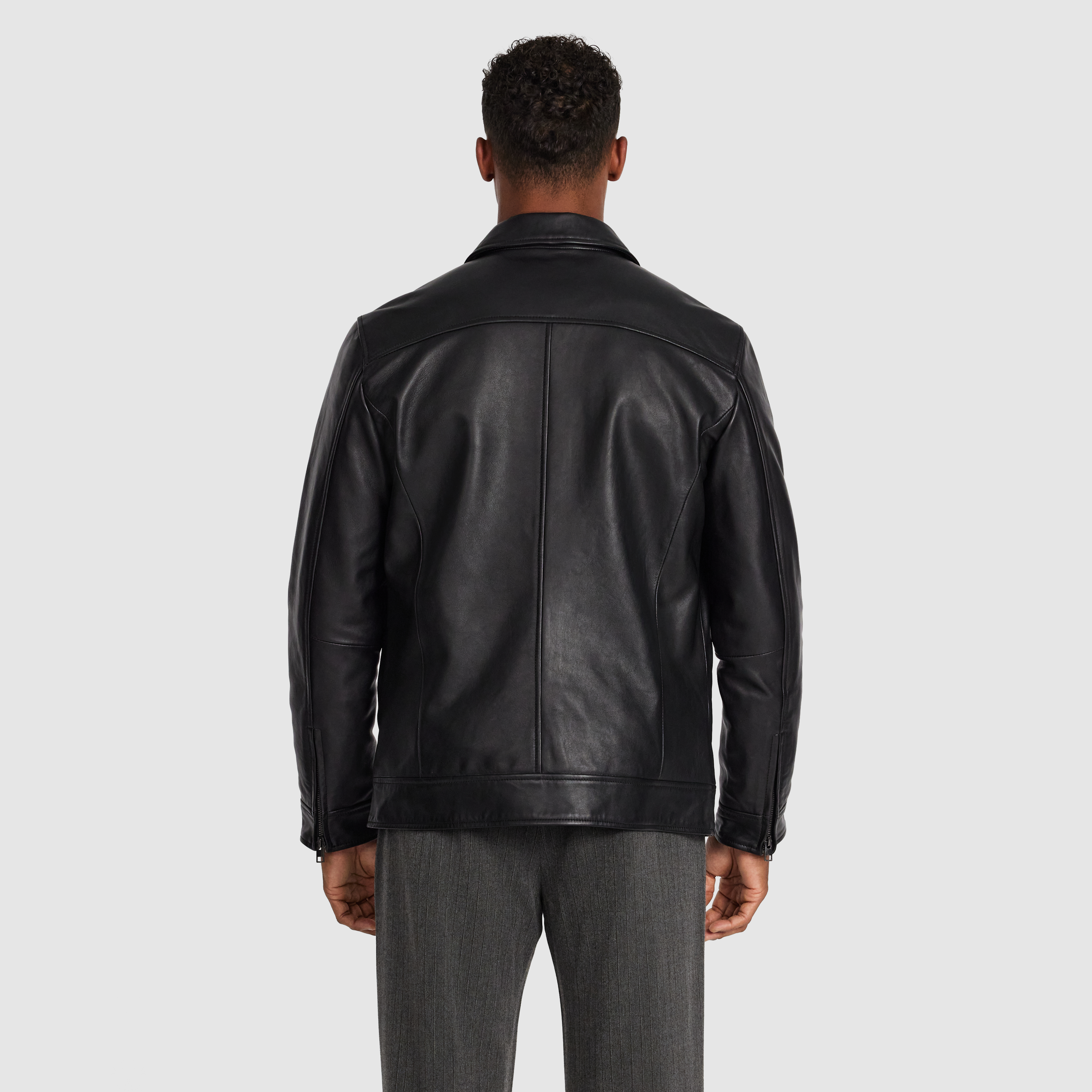 Black Indus Leather Jacket