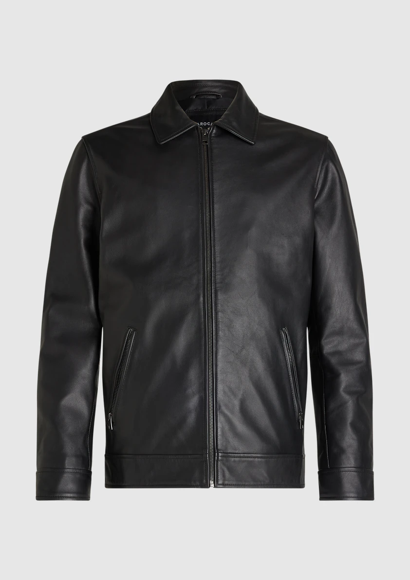 Black Indus Leather Jacket