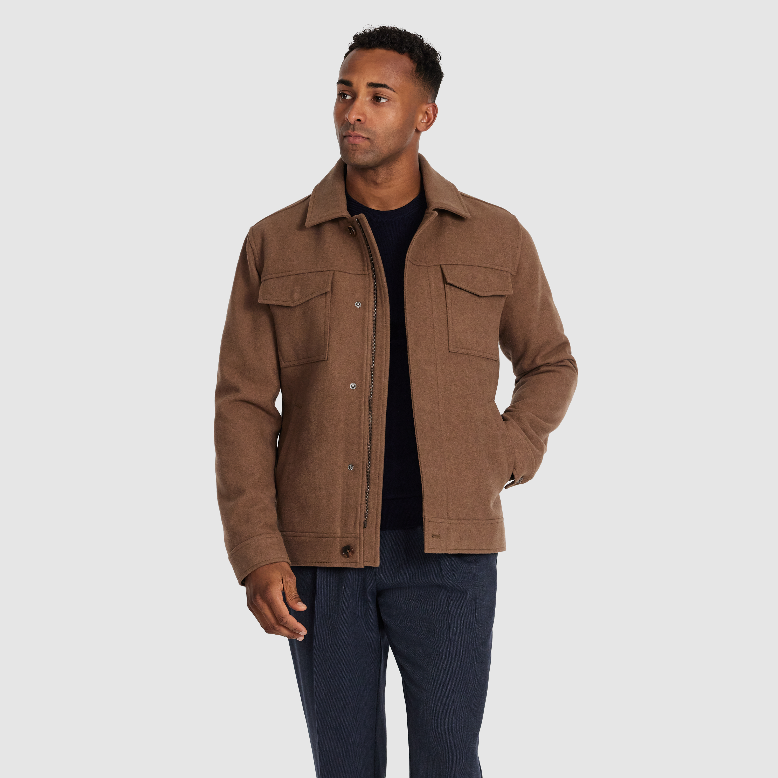 Lleyton Wool Zip Jacket