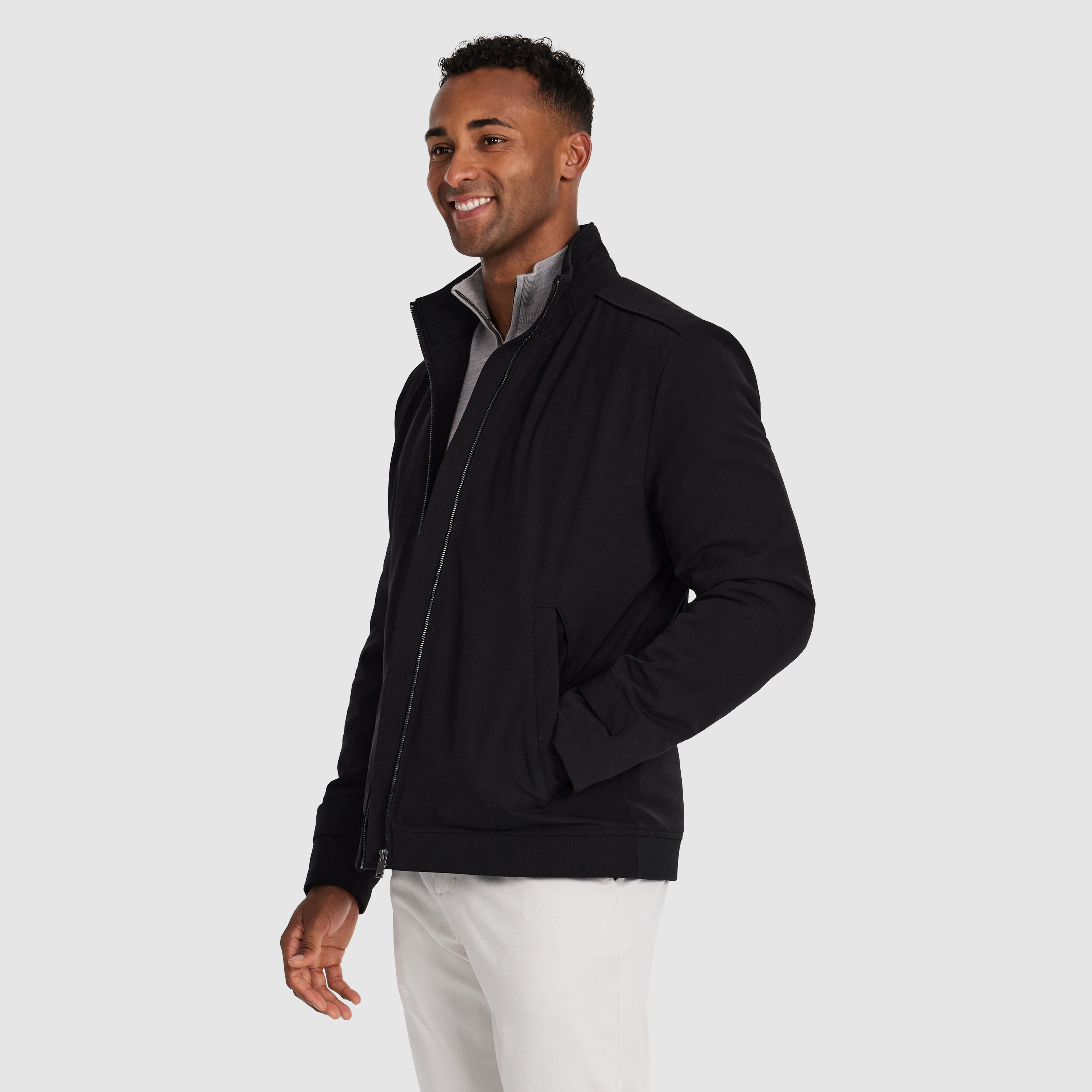 Black Riley Tech Jacket