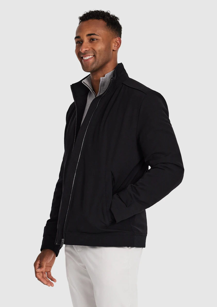 Black Riley Tech Jacket