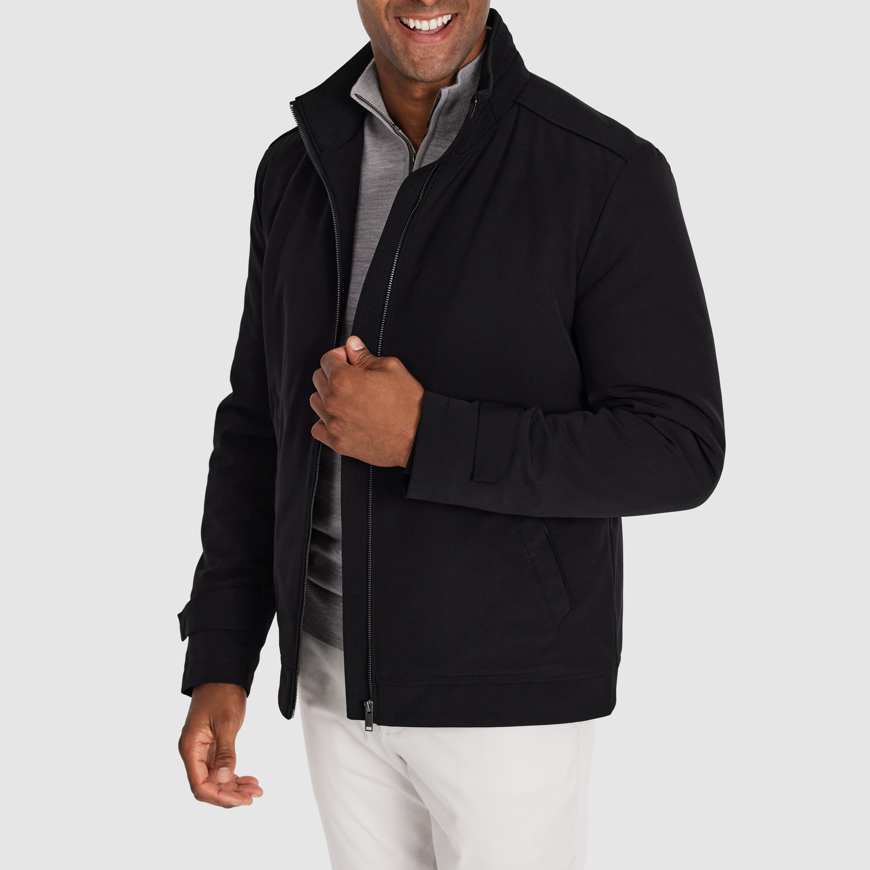 Black Riley Tech Jacket