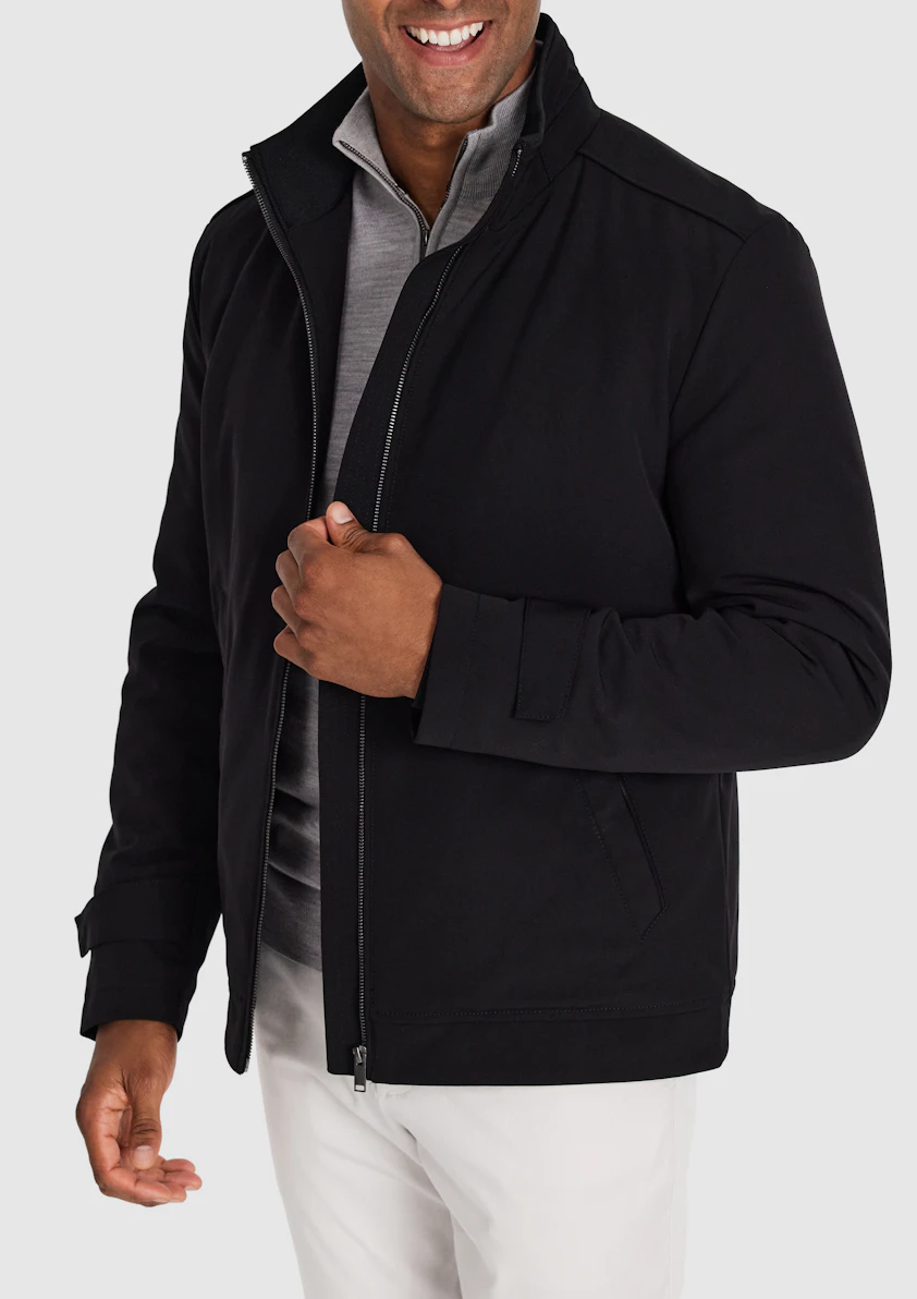 Black Riley Tech Jacket