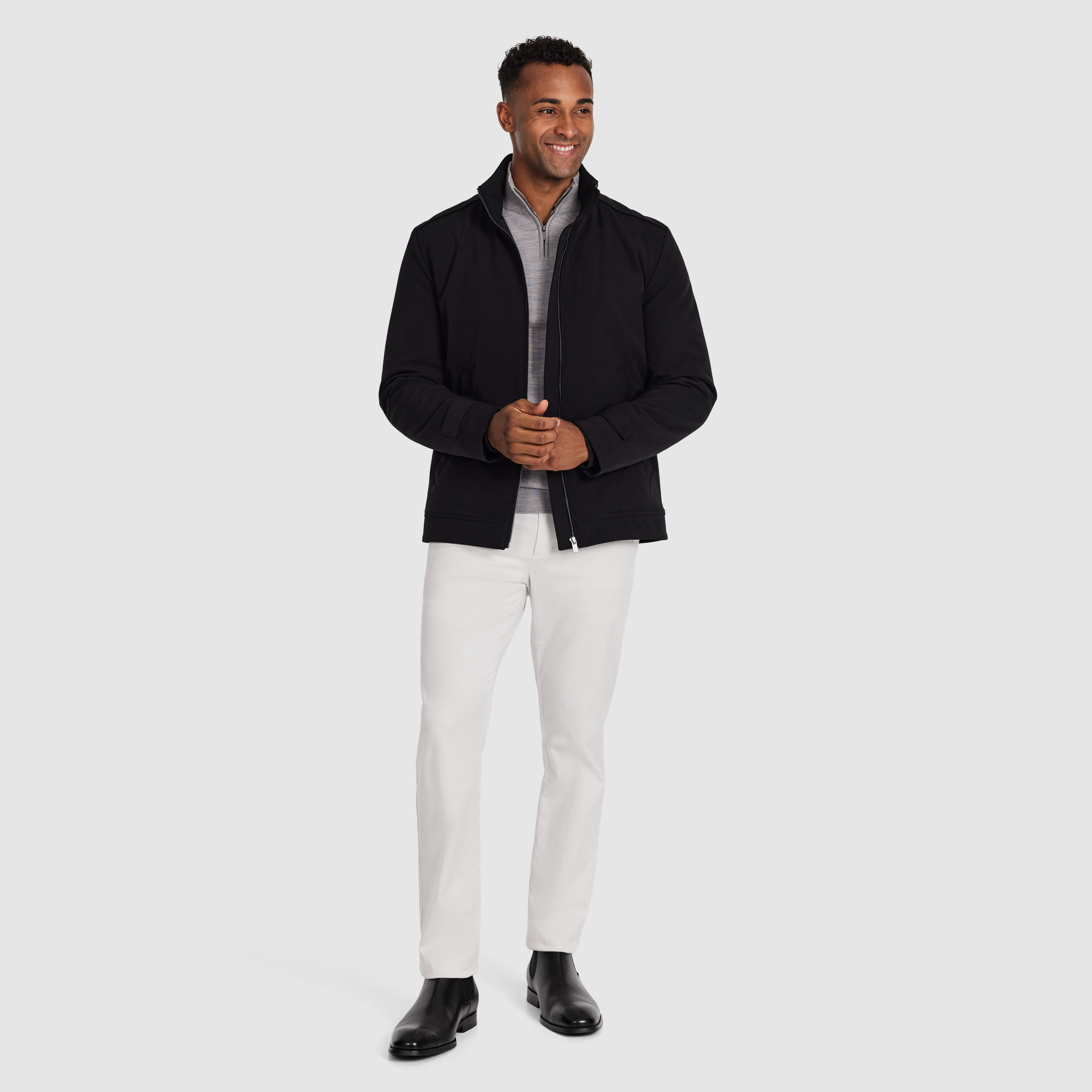 Black Riley Tech Jacket