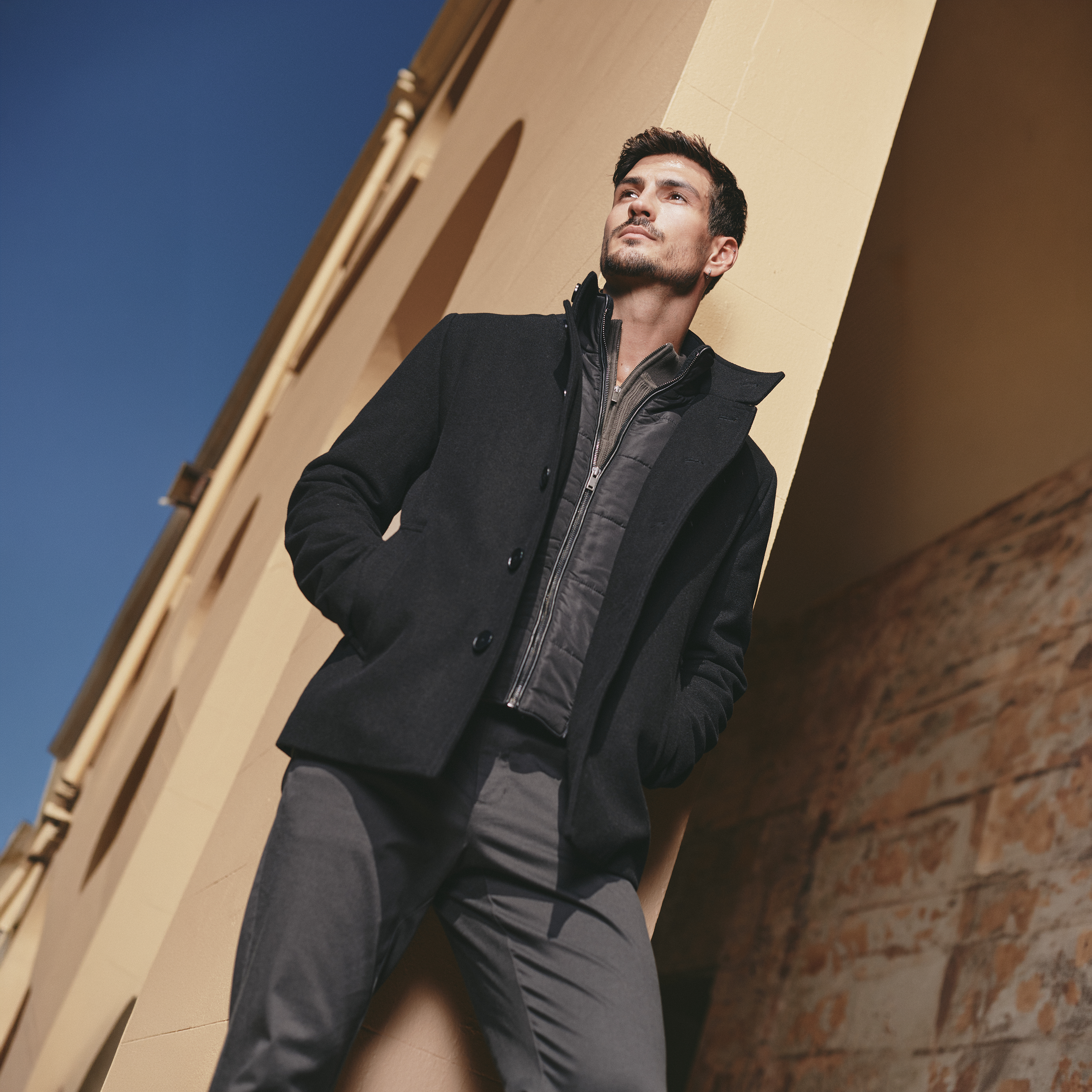 Black Thorne Tech Coat