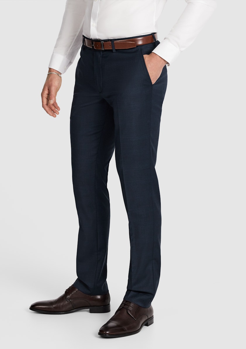 Ty Slim Check Wool Pant