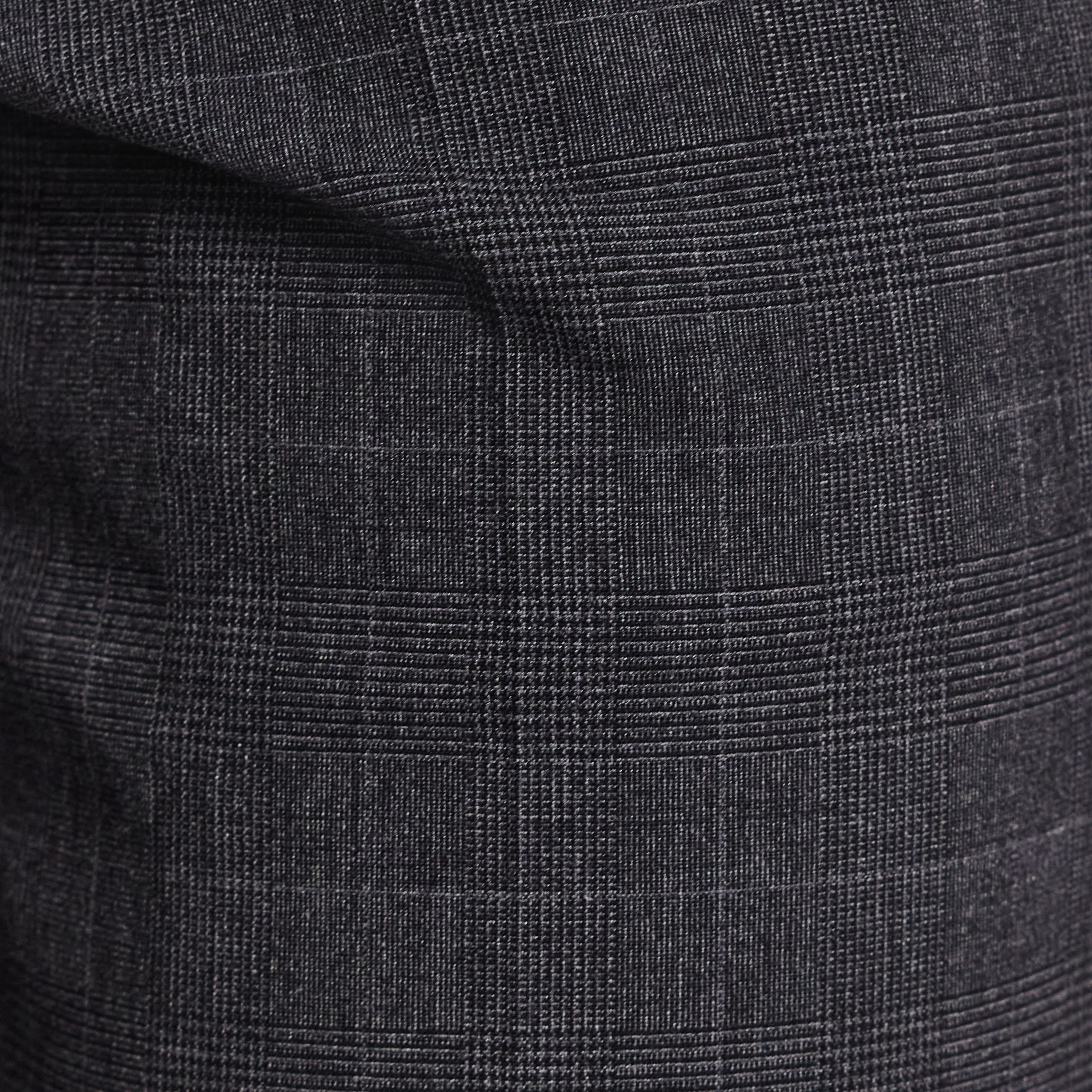 Charcoal Lev Slim Check Pant