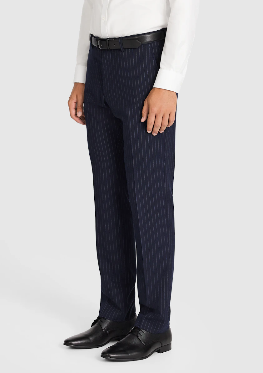 Navy Valor Pinstripe Pant
