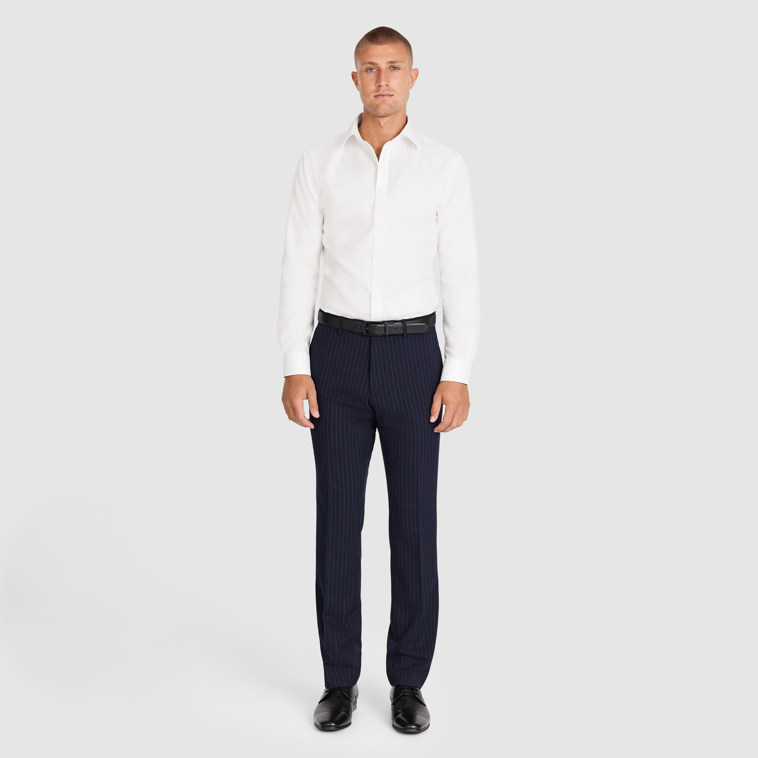 Navy Valor Pinstripe Pant