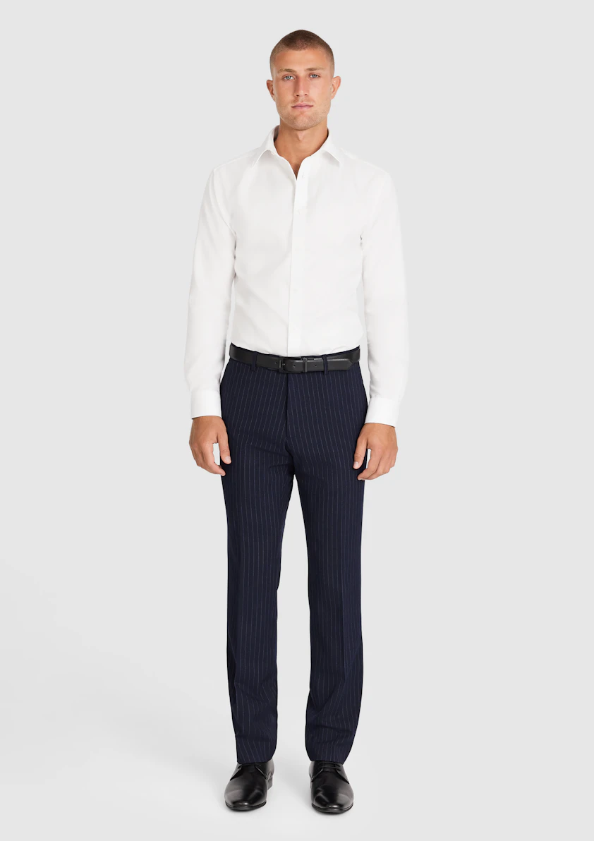 Navy Valor Pinstripe Pant