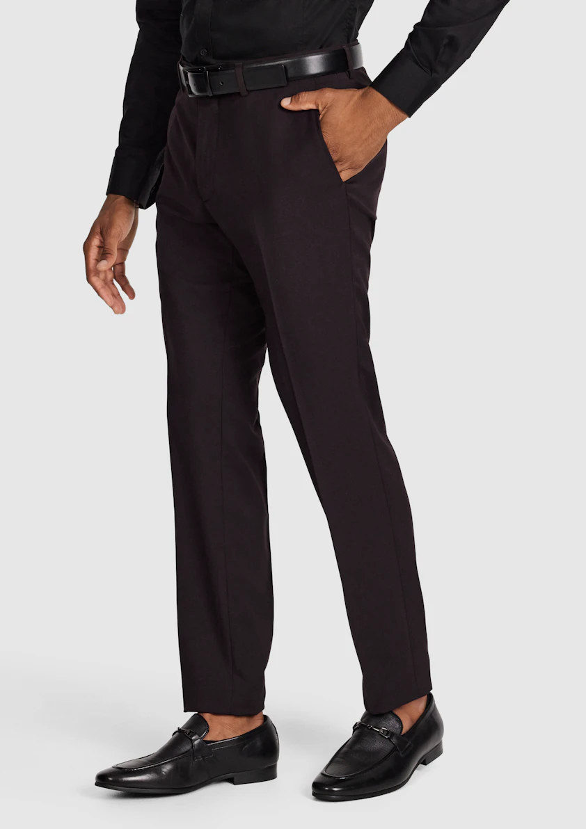 Burgundy Forge Slim Pant