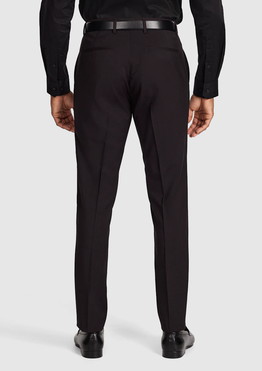 Burgundy Forge Slim Pant