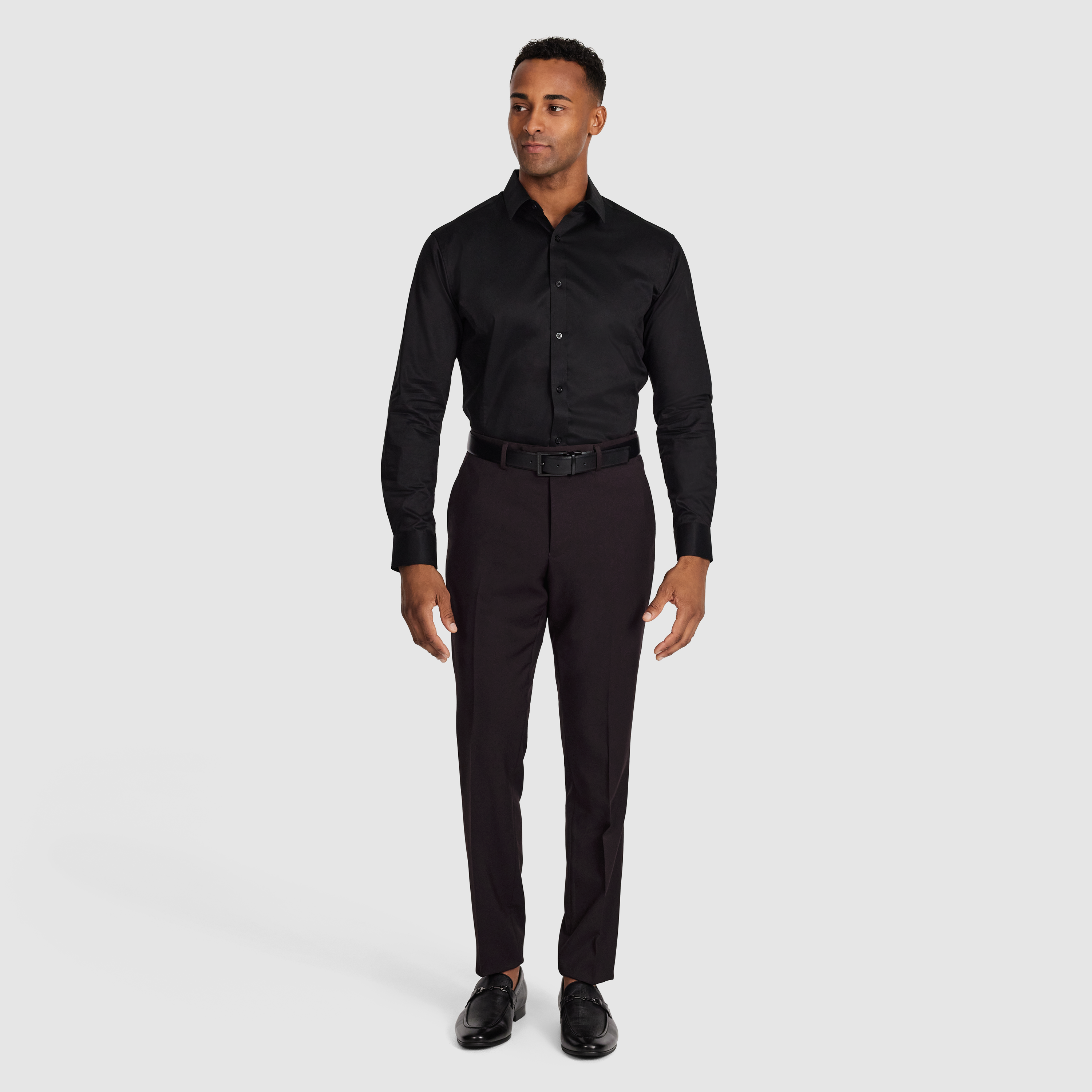 Burgundy Forge Slim Pant