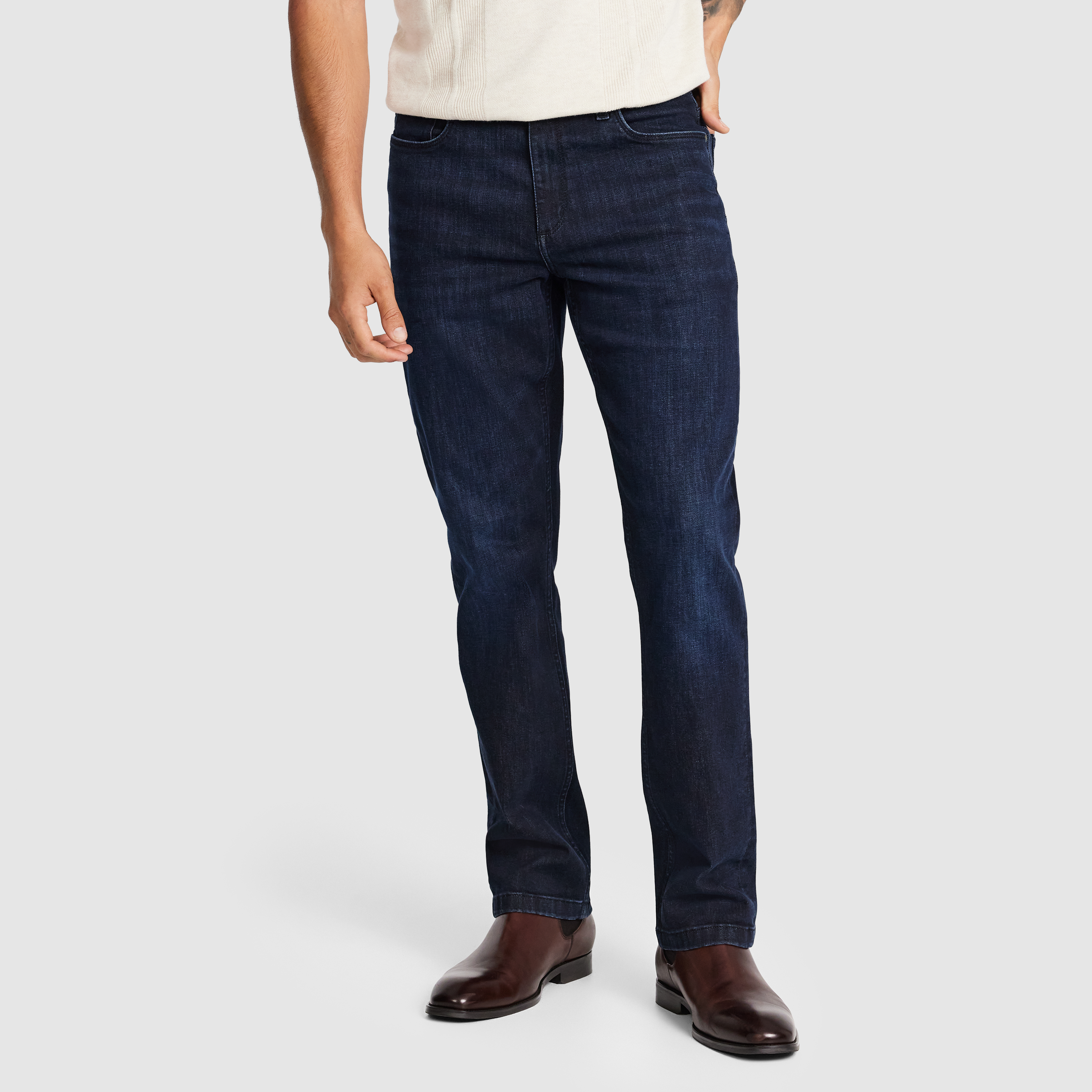 Rivet Straight Stretch Jean